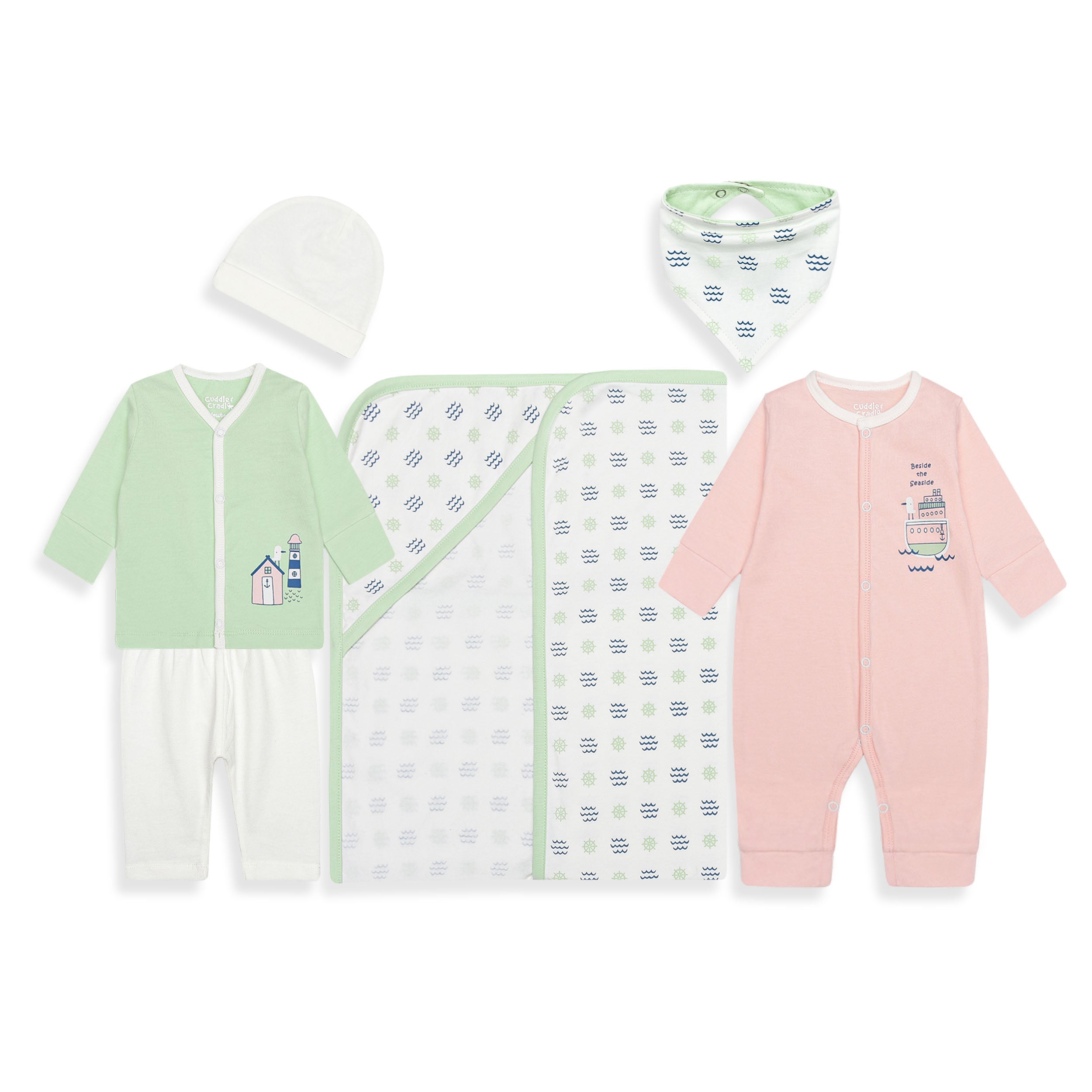 Newborn Set of 6 Sailor