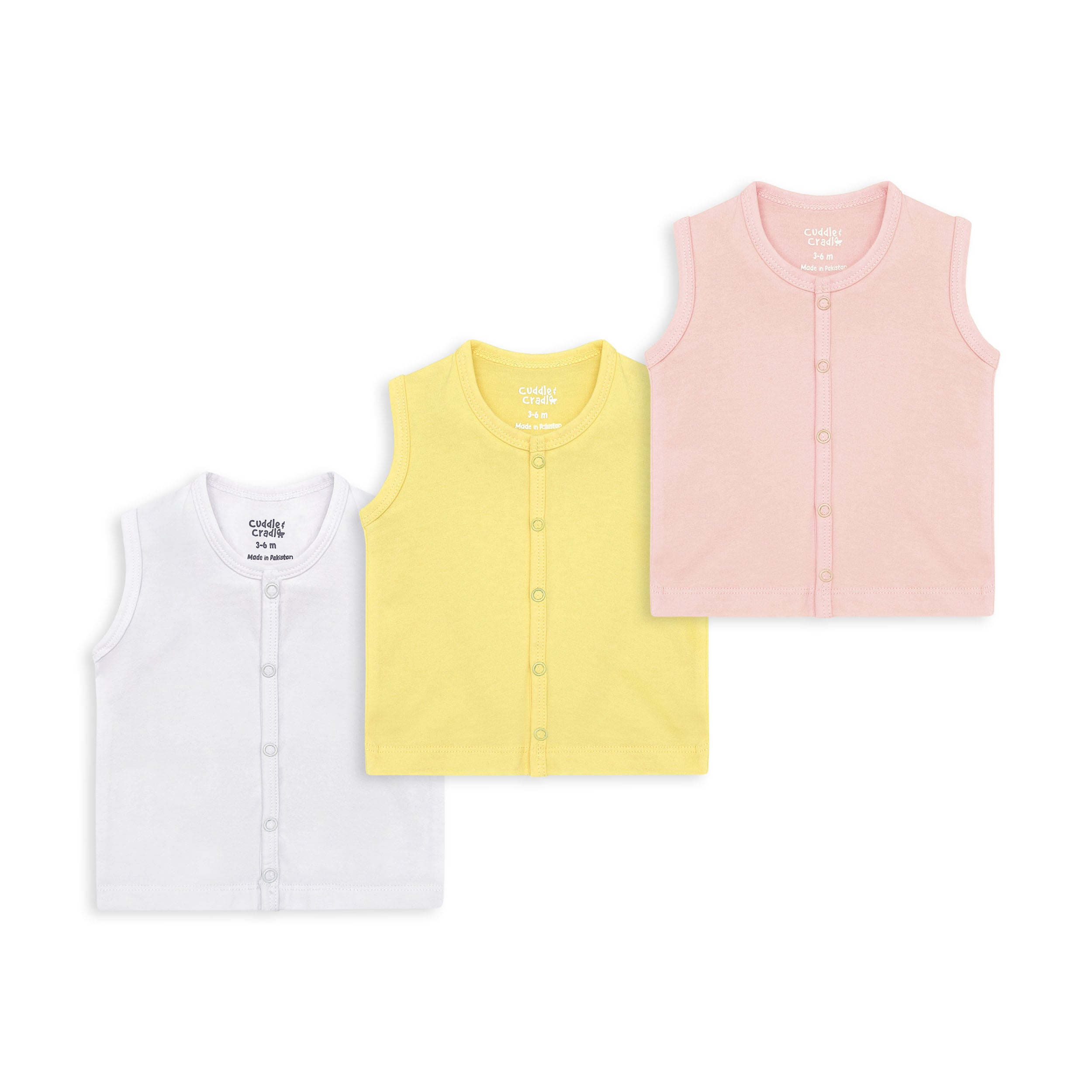Baby Gift Set of 3 Vests