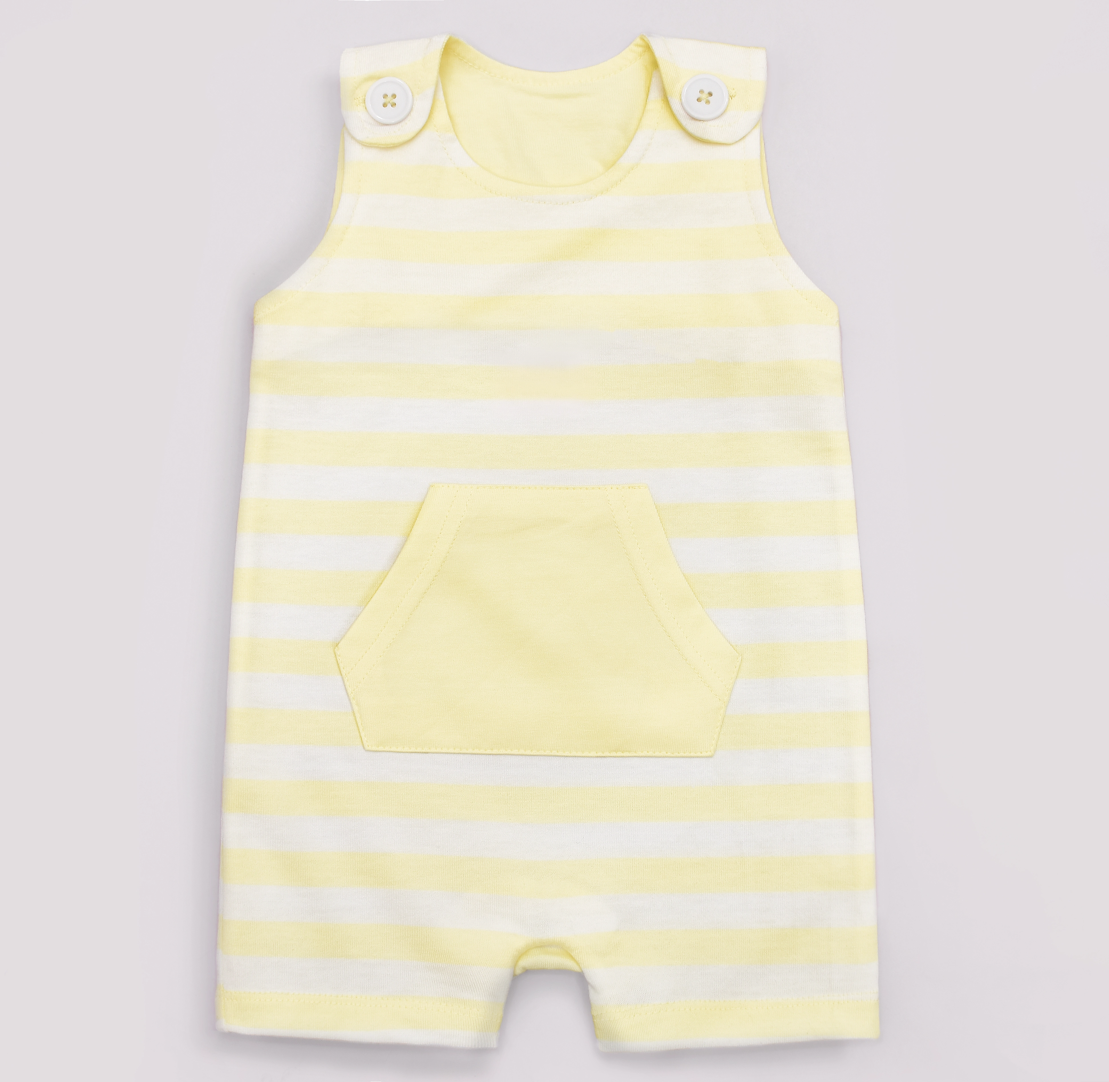 Half-length Romper (Yellow Striper)