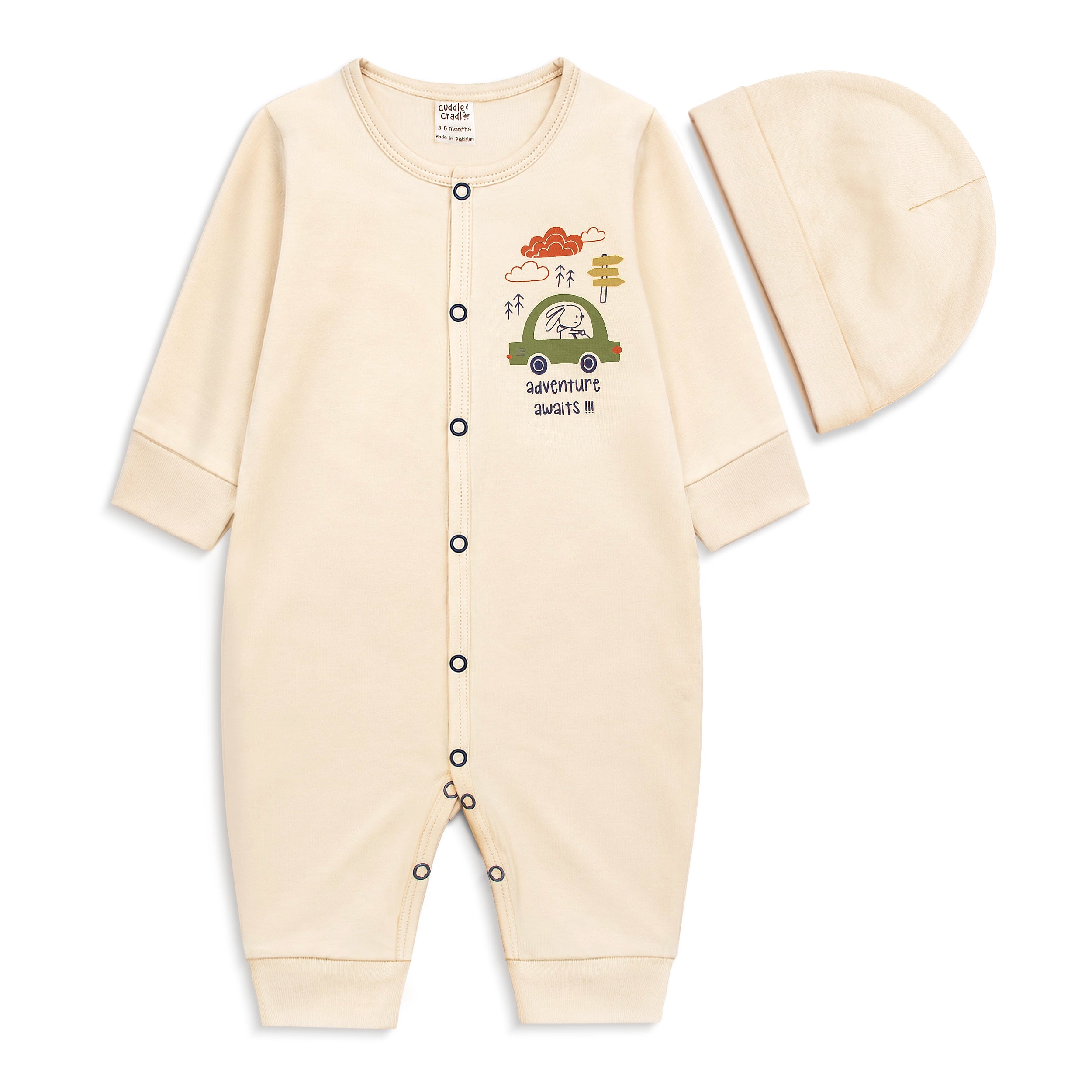 Baby Full Length Romper Set (Adventure Awaits)