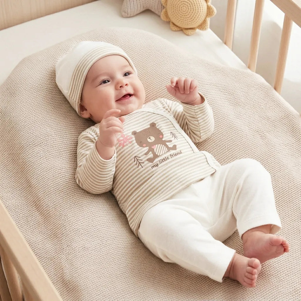 Baby Gift Set of 3 pcs (Bear)