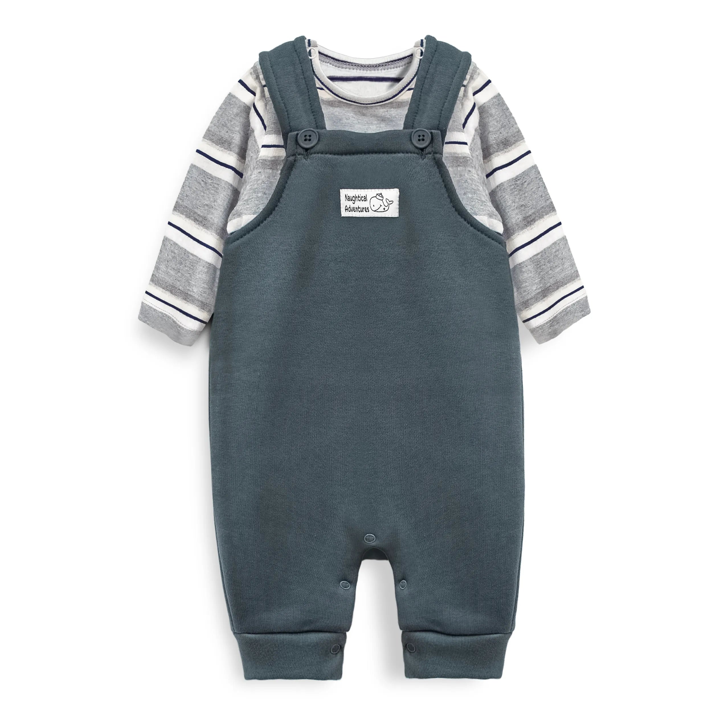Baby Fleece Romper Set (Naughtical Adventures)
