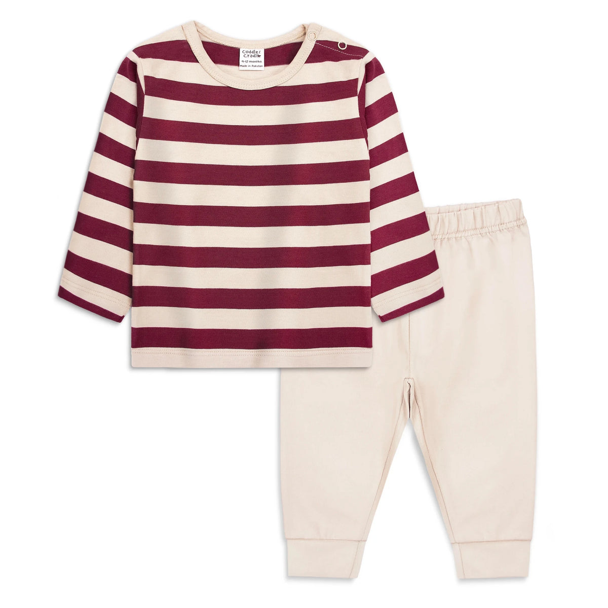 Baby Shirt and Trouser Set (Awning stripes)