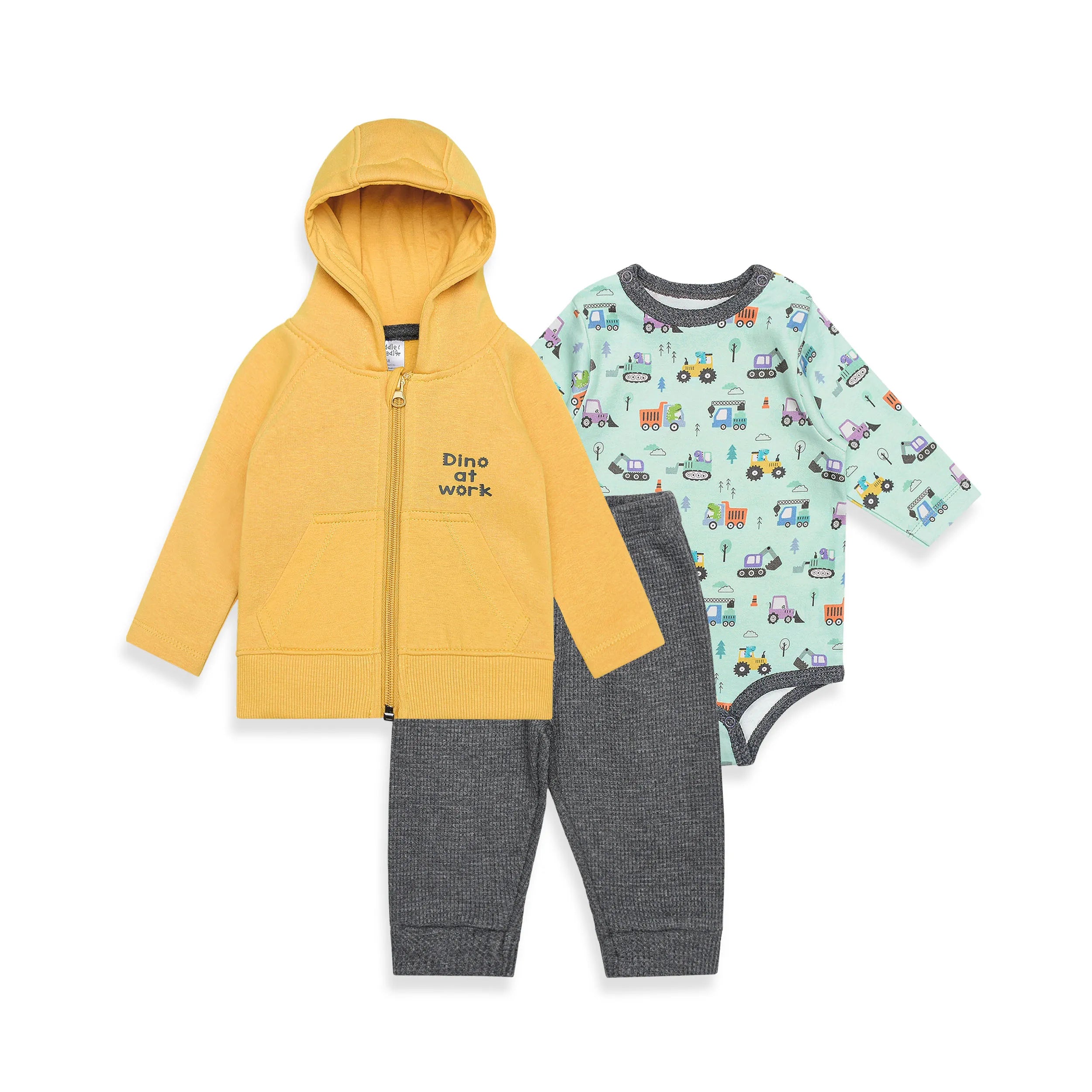 Buy Fleece Zipper Hoodie Set Dino Cuddle Cradle