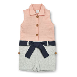Girls Sleeveless Playsuit