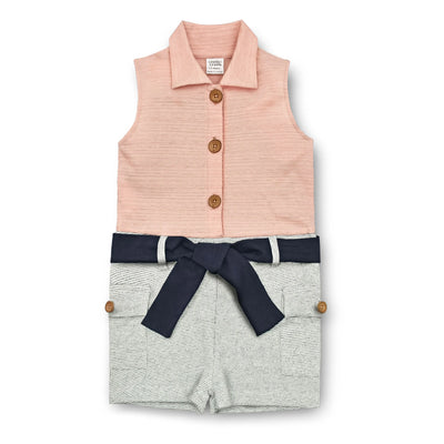 Girls Sleeveless Playsuit