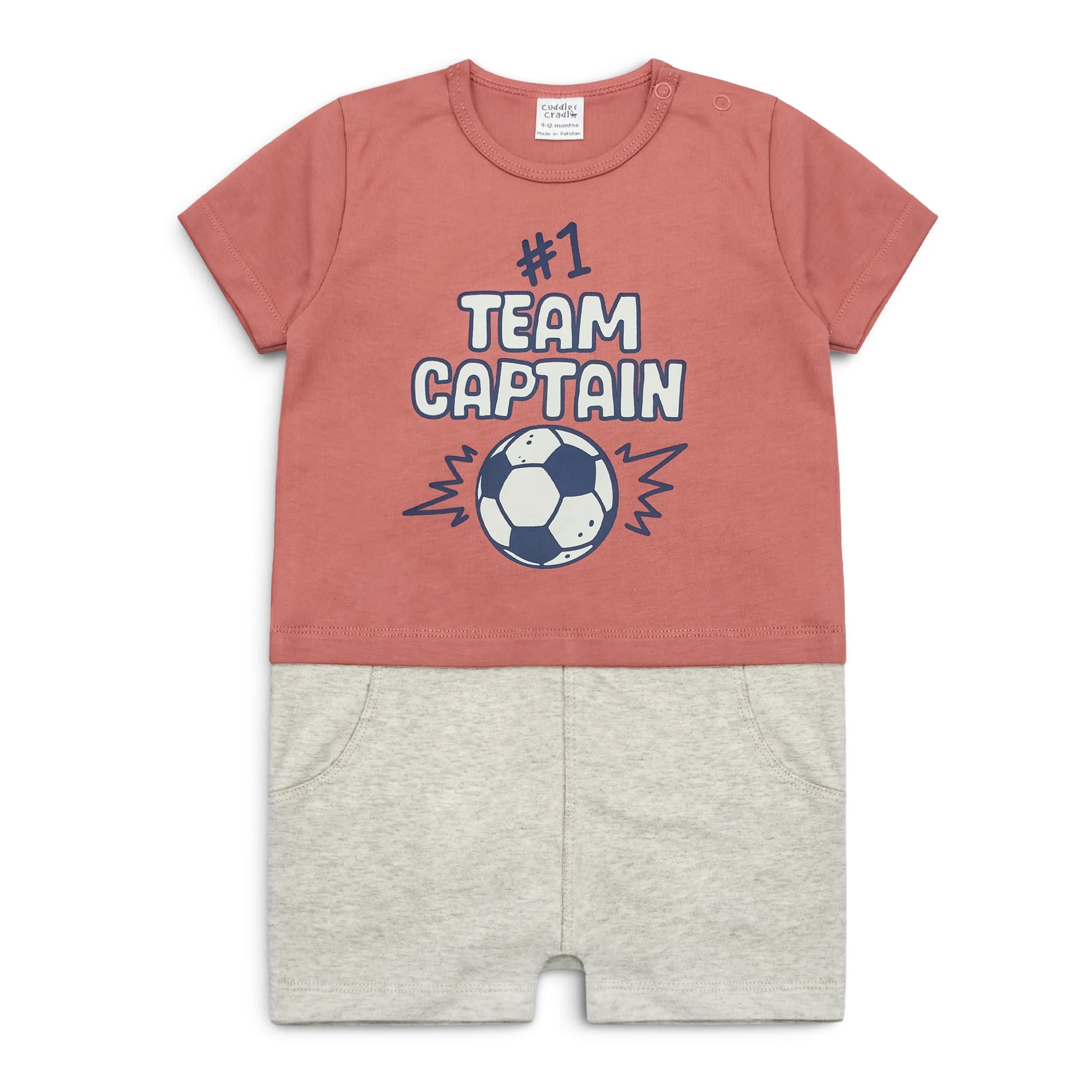 Half Length Baby Romper (Team Captain)