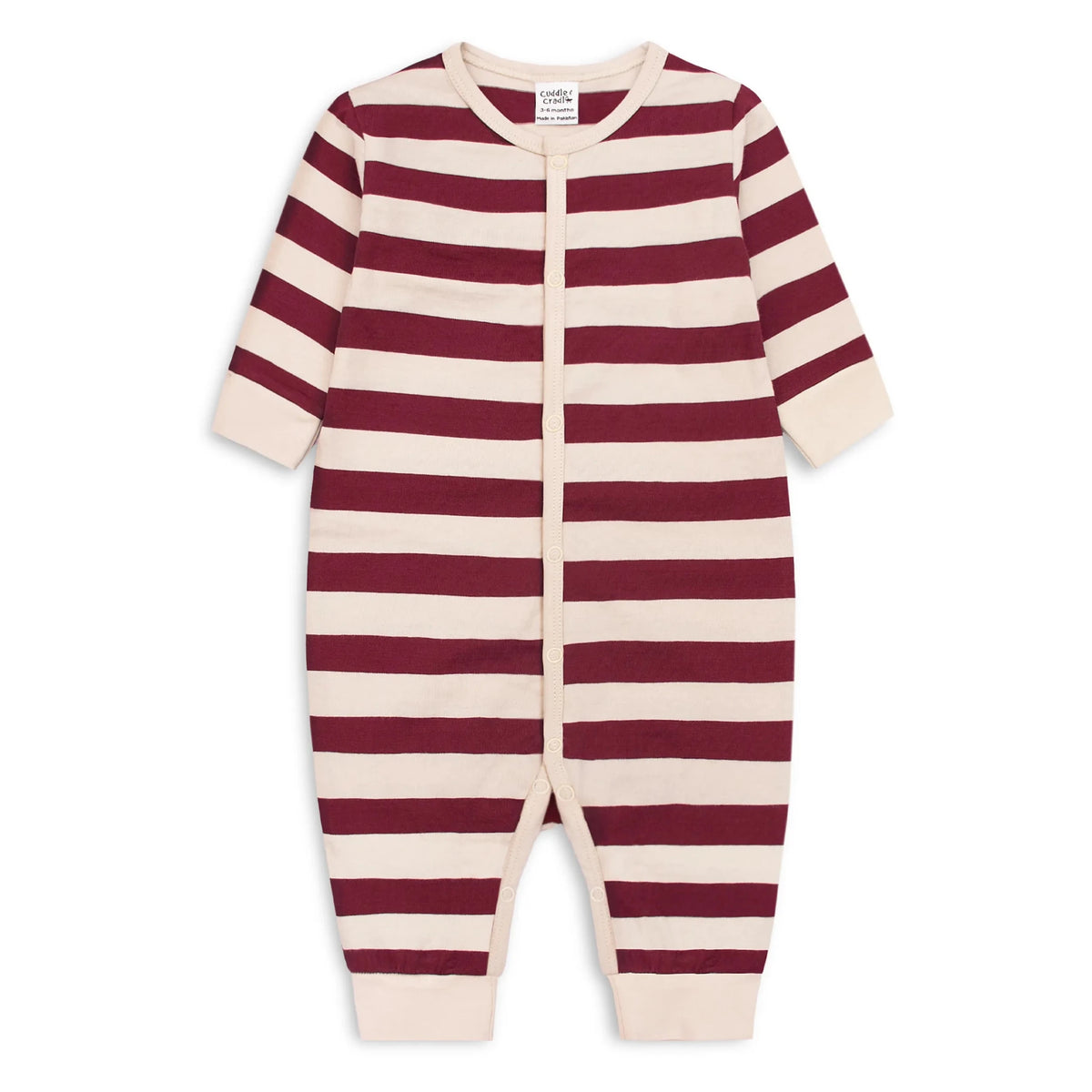 Baby Full Length Romper (Awning stripes)