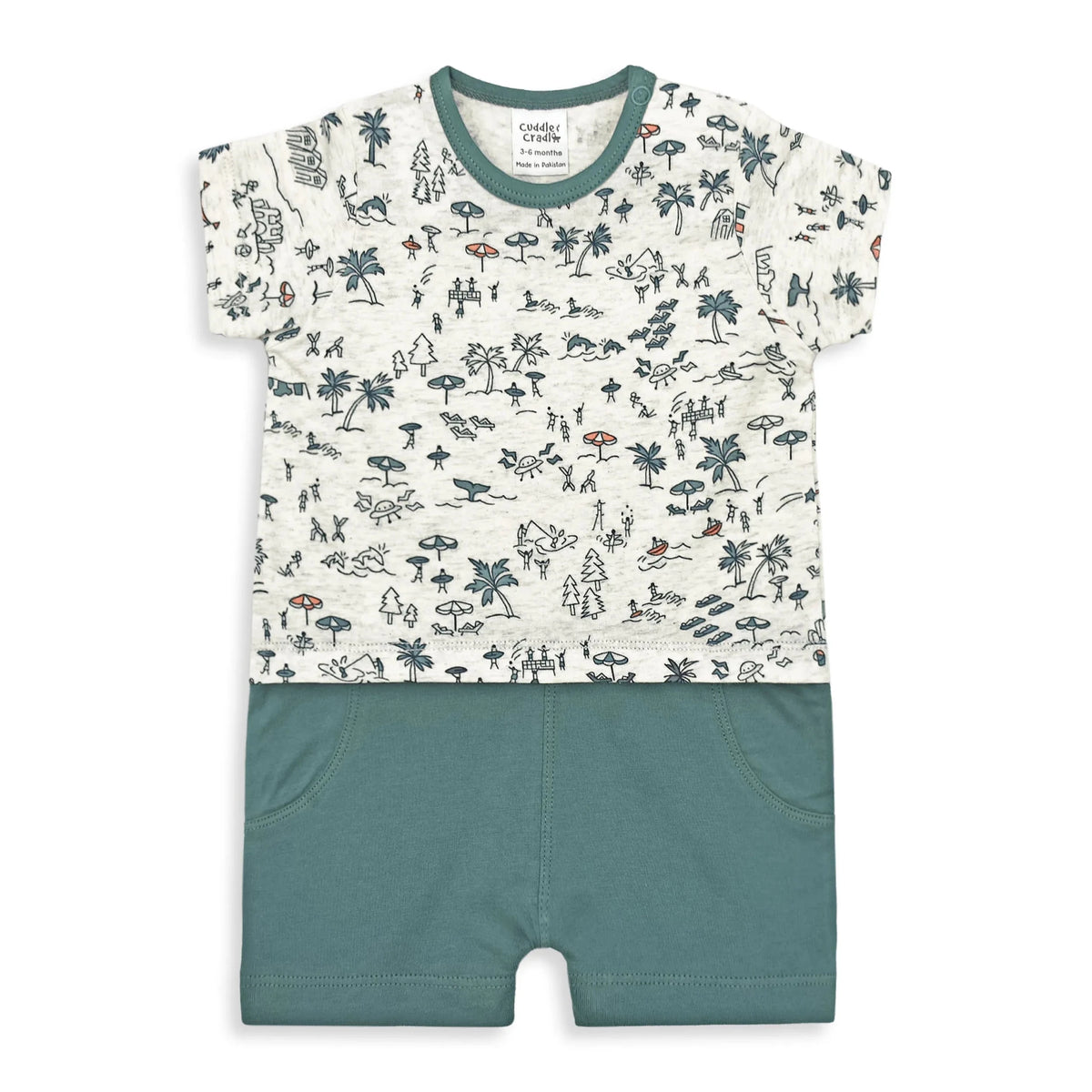 Baby Romper (Fun at beach)