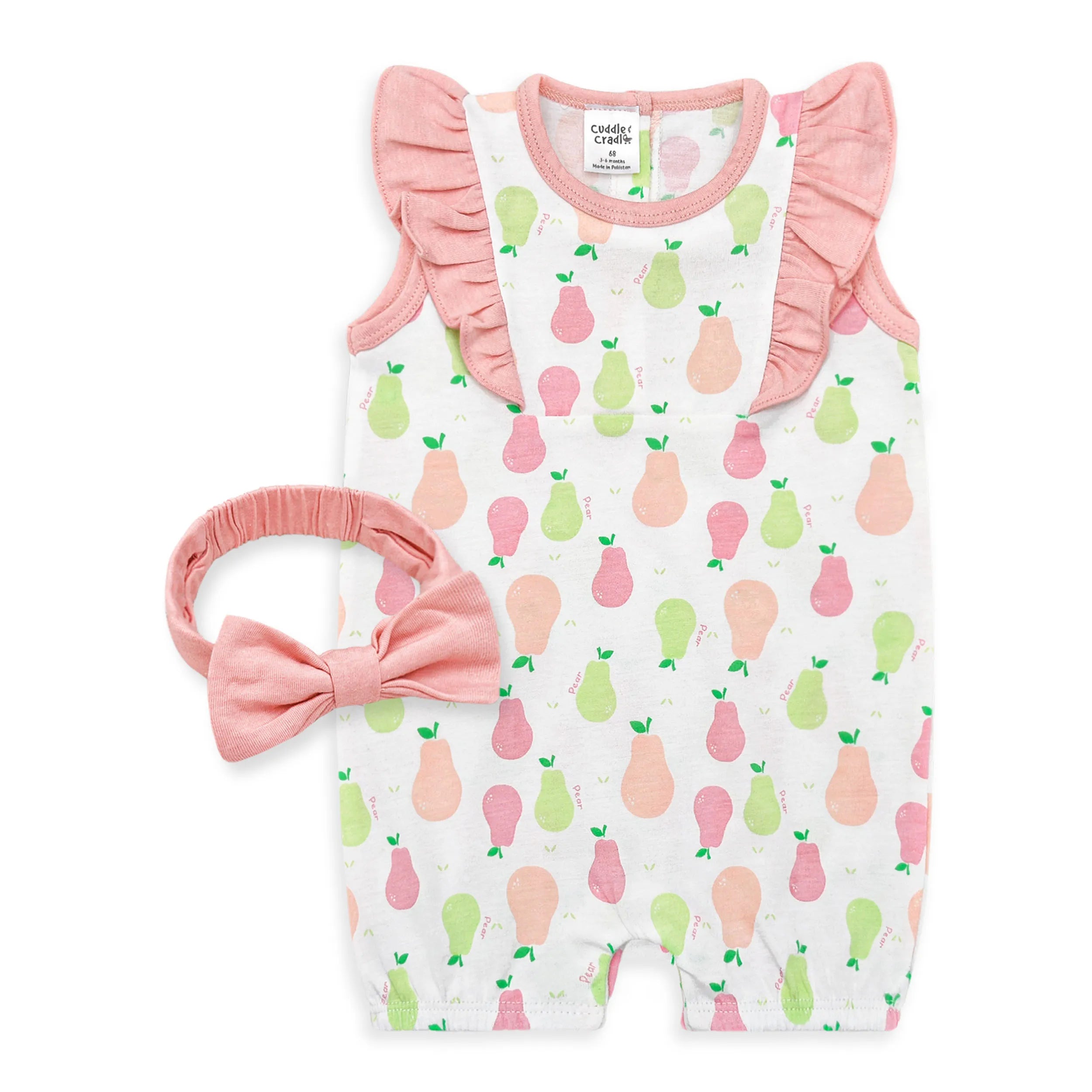 Girls Romper (pears)