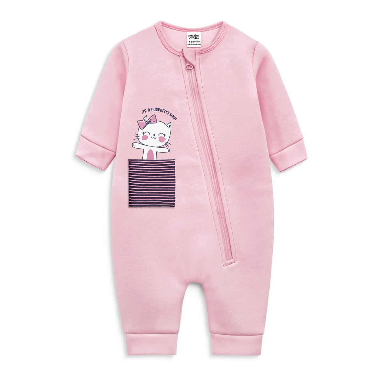 Baby Fleece Full Length Romper Set (Perfect Day)