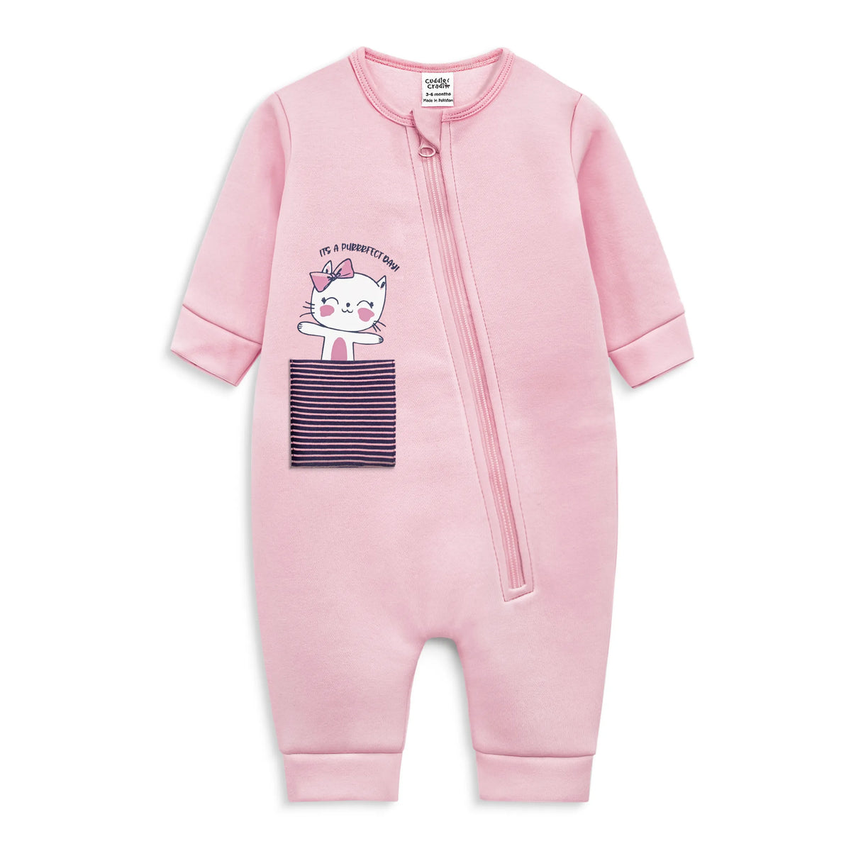 Baby Fleece Full Length Romper Set (Perfect Day)