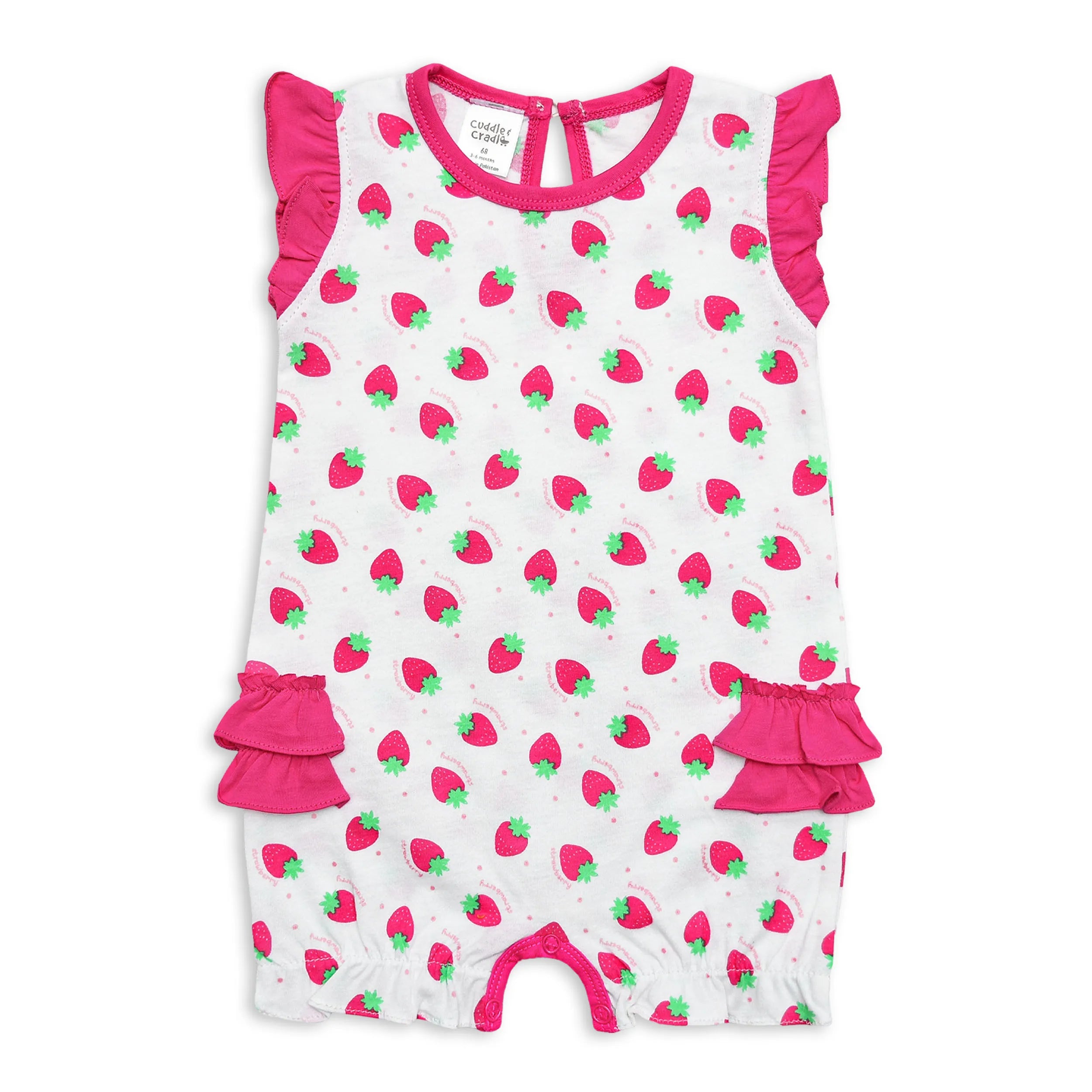 Girls Romper (Strawberries)