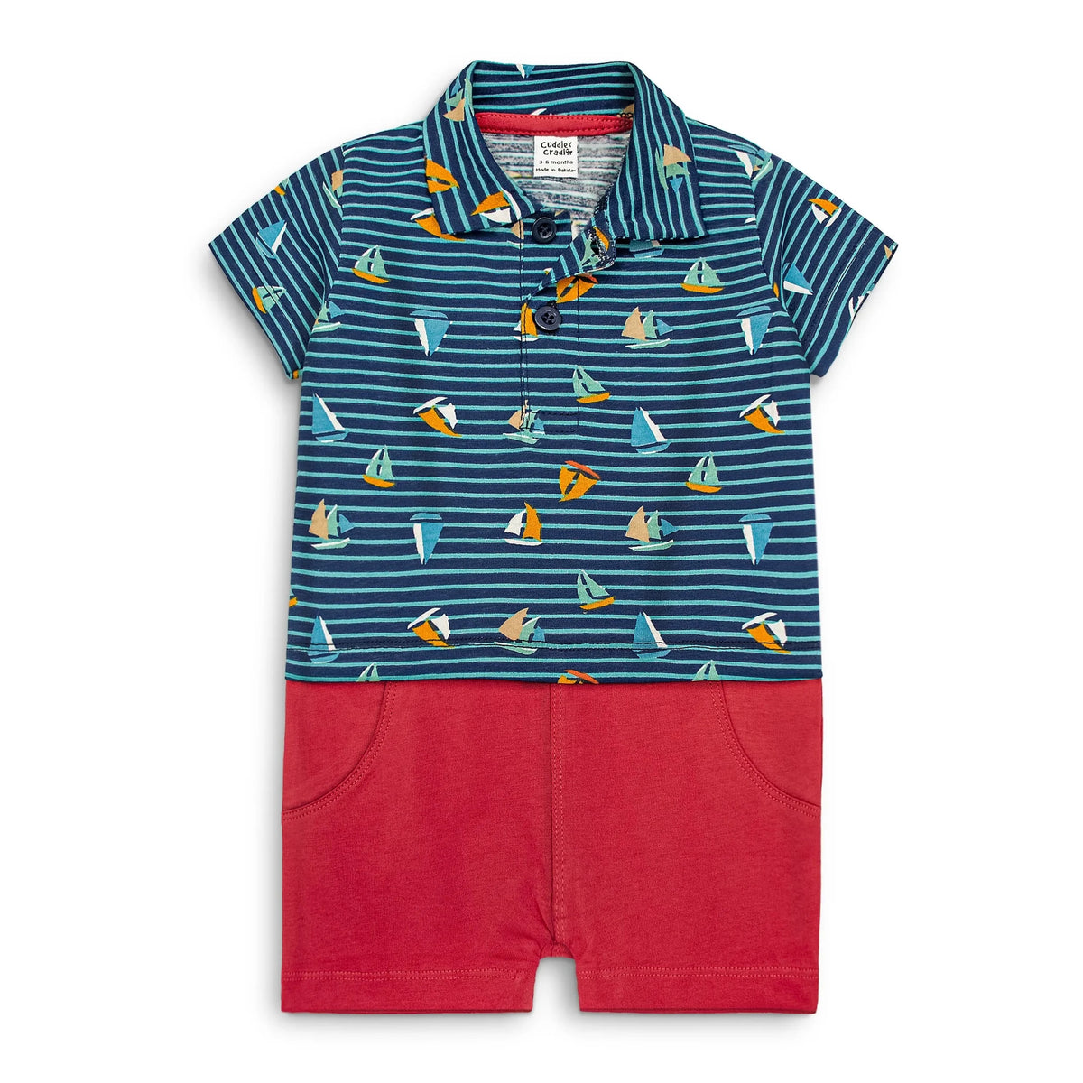 Half Length Baby Romper (Sailor)