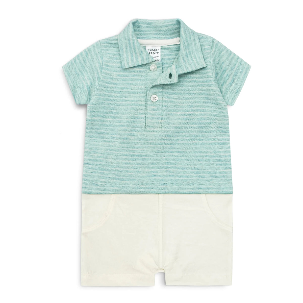 Half Length Baby Romper (Striper)