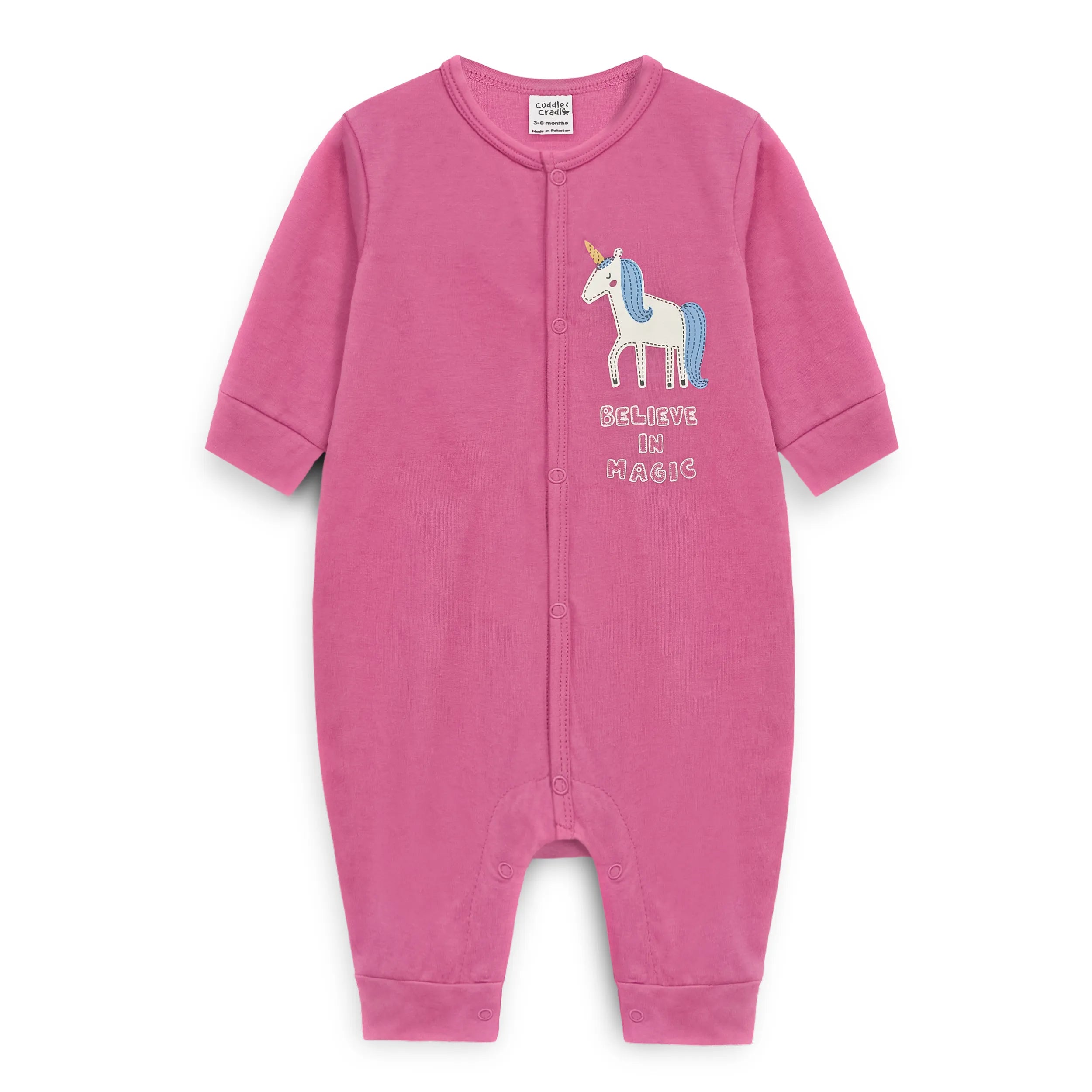 Baby Full Length Romper (Pink)