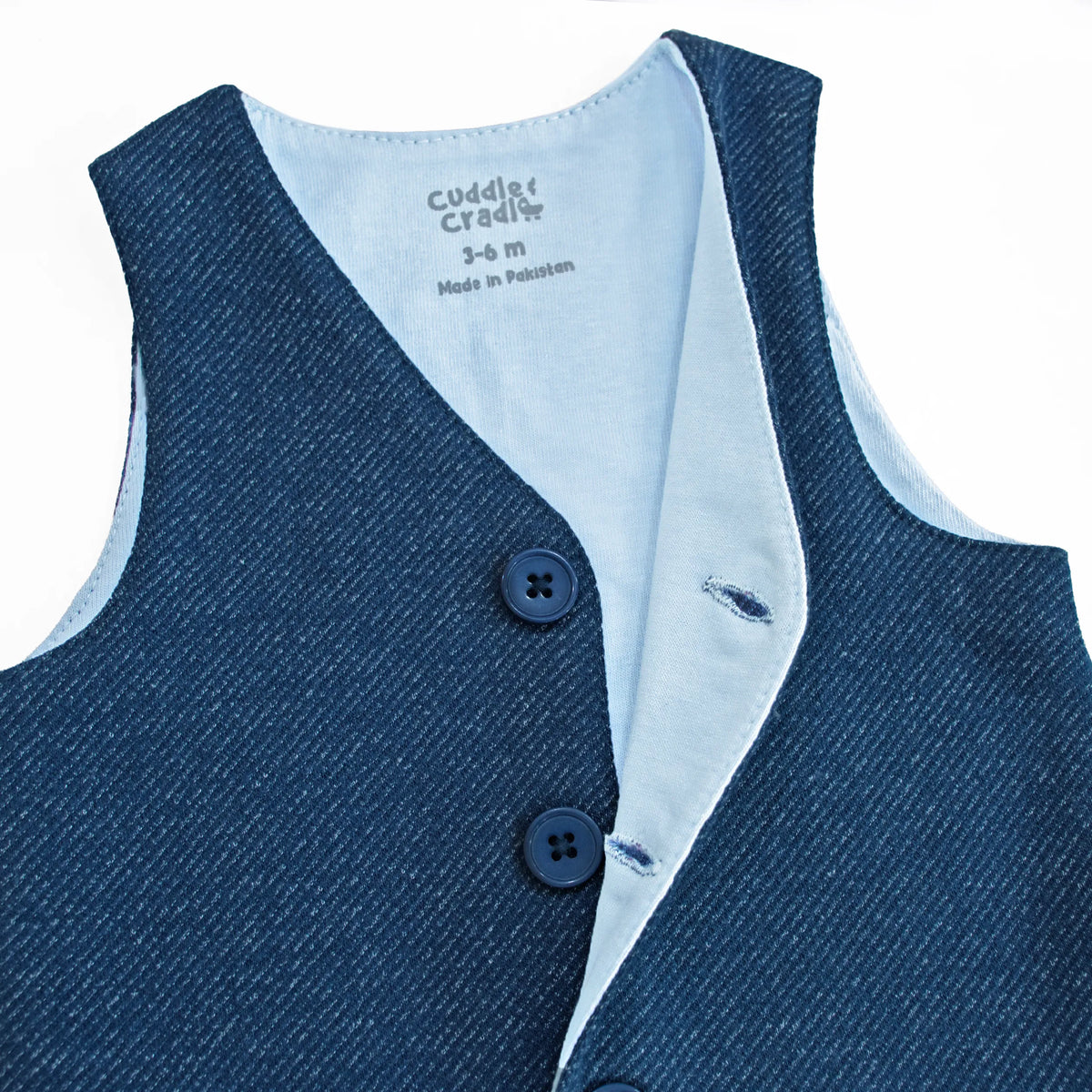 Baby Waistcoat Set (Navy)