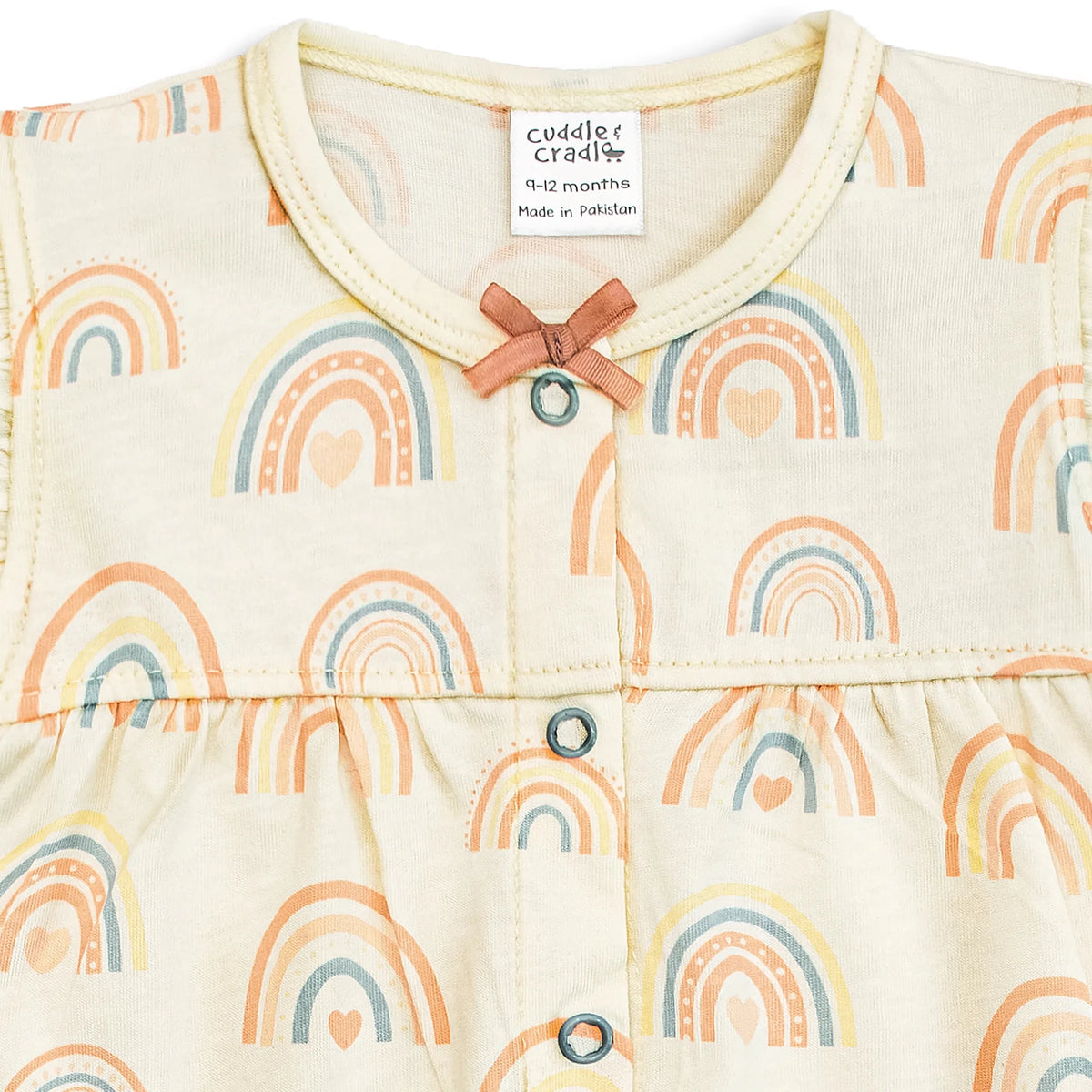 Girls Half-length Romper (Rainbow)