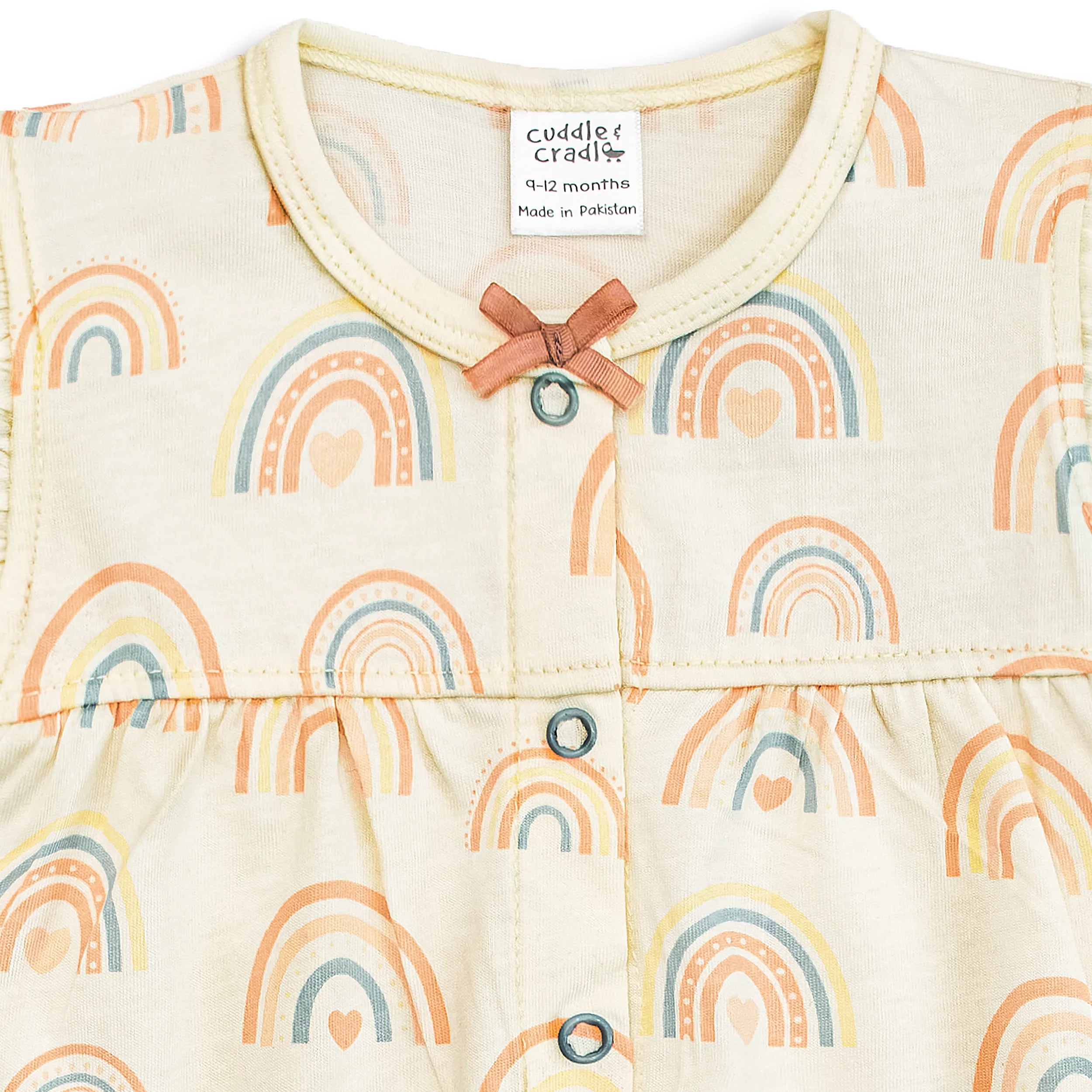Girls Half-length Romper (Rainbow)
