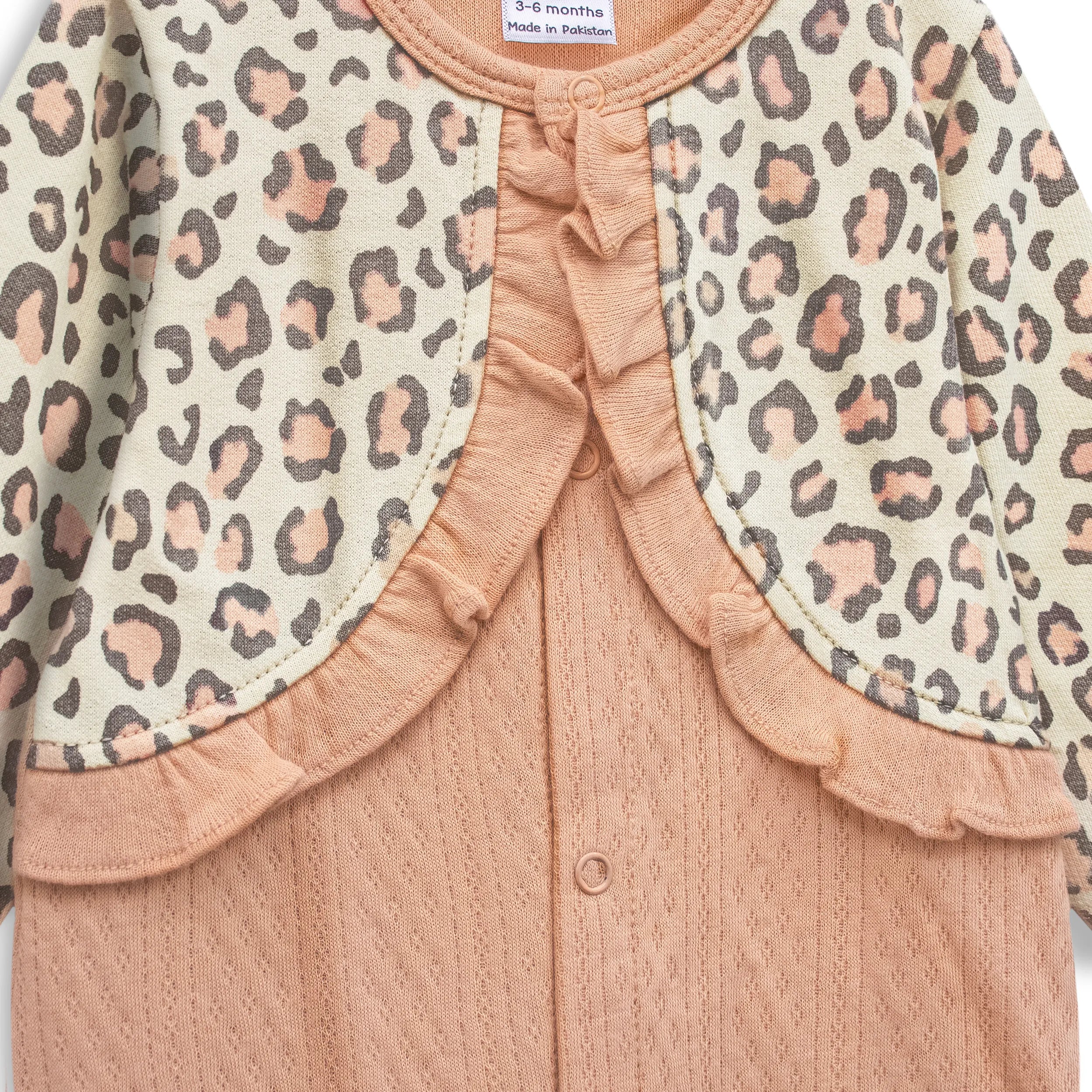 Baby Full Length Romper (Peach)