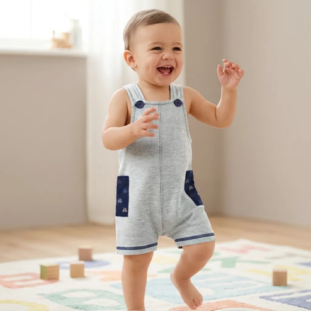 Half Length Romper (Bicycle)