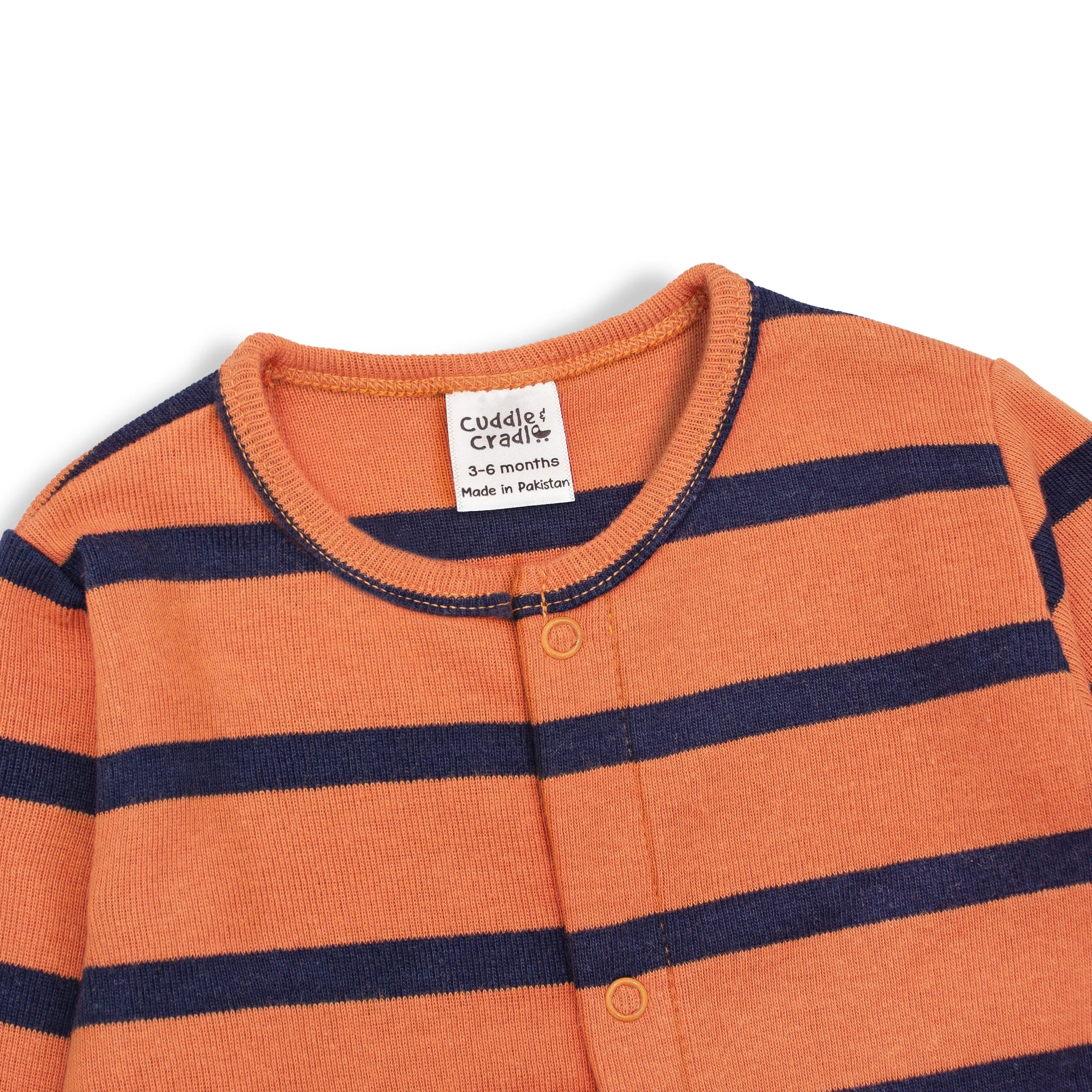 Baby Full Length Romper (Stripes)