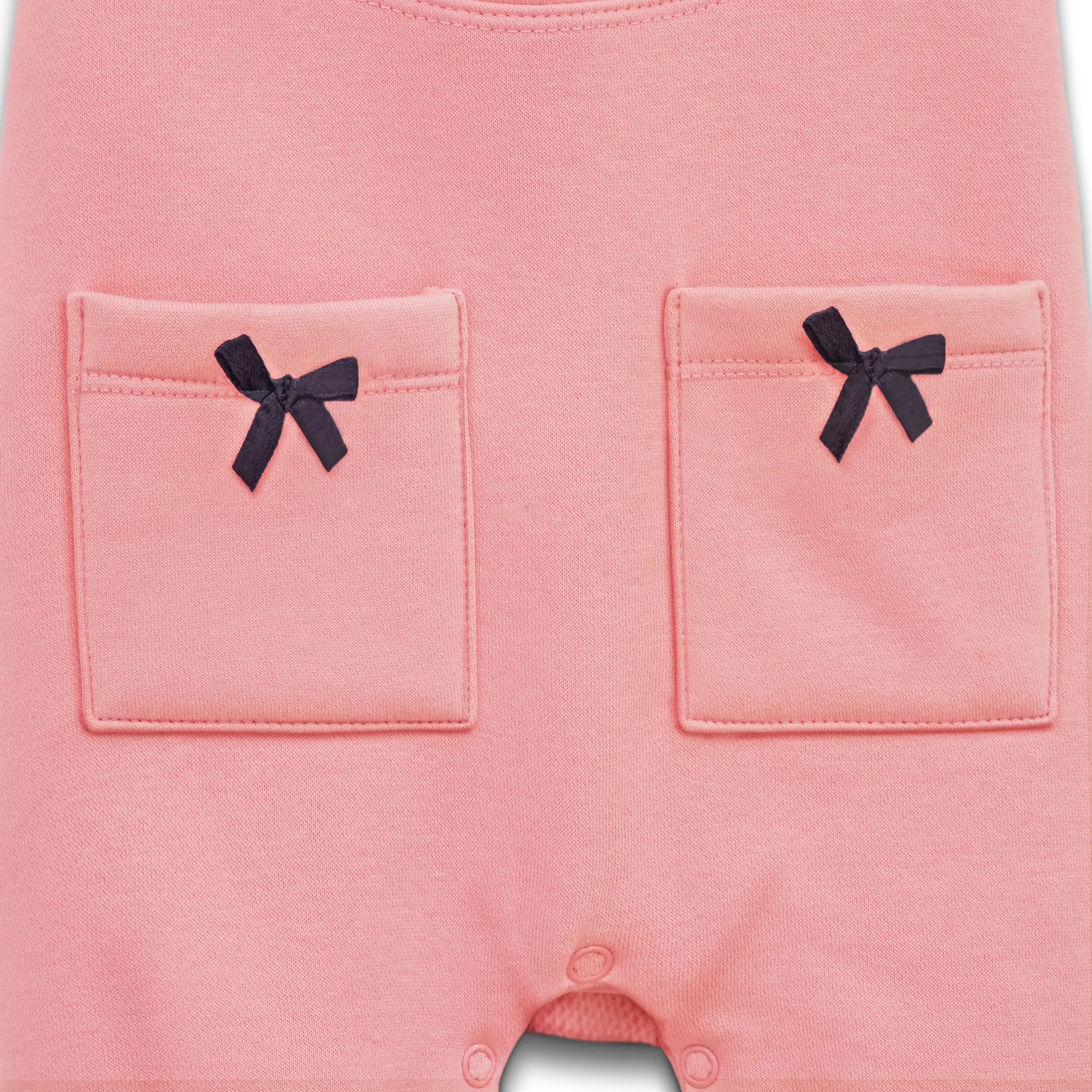Baby Fleece Romper Set (Pink)