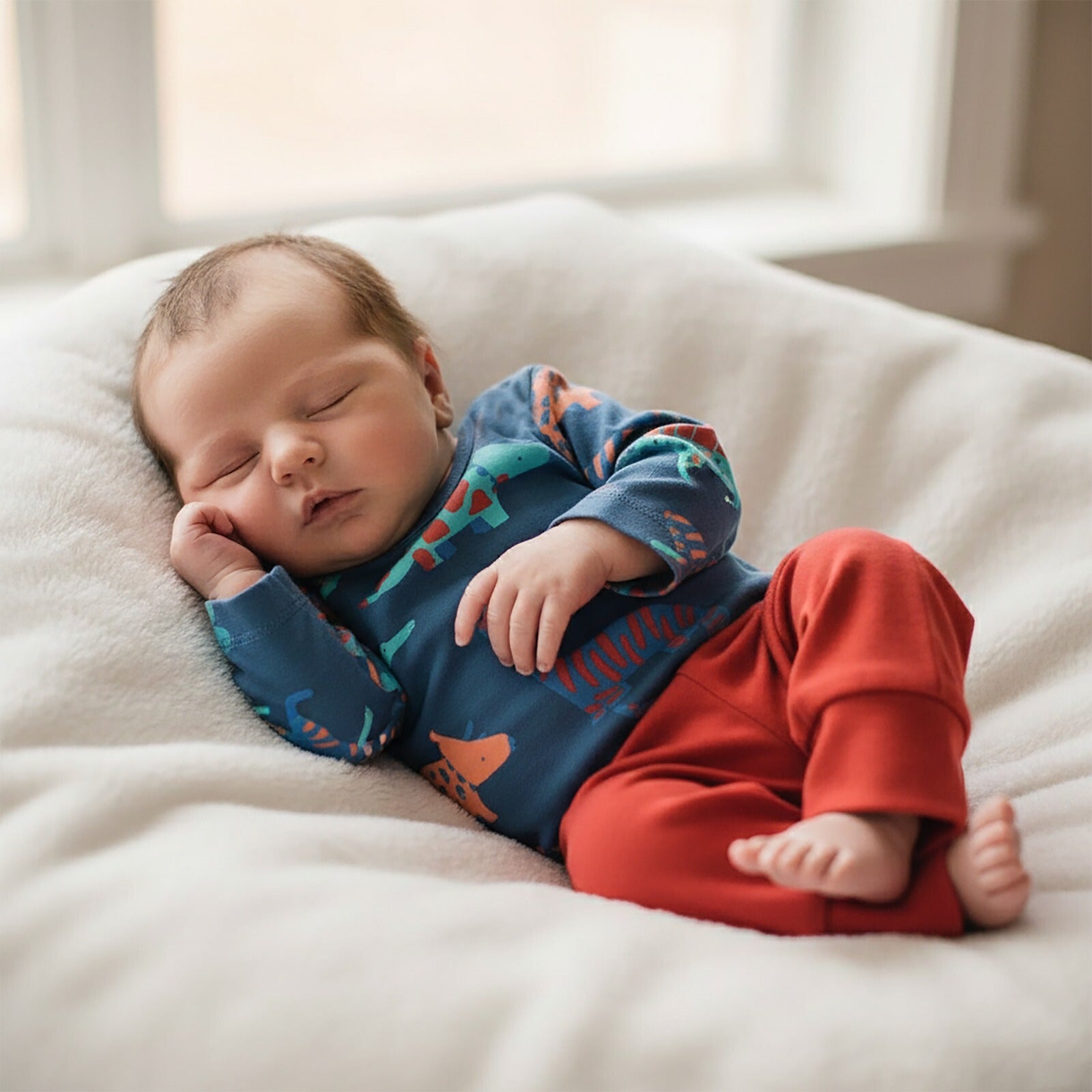 Baby Bodysuit & Trouser Set (Dino)