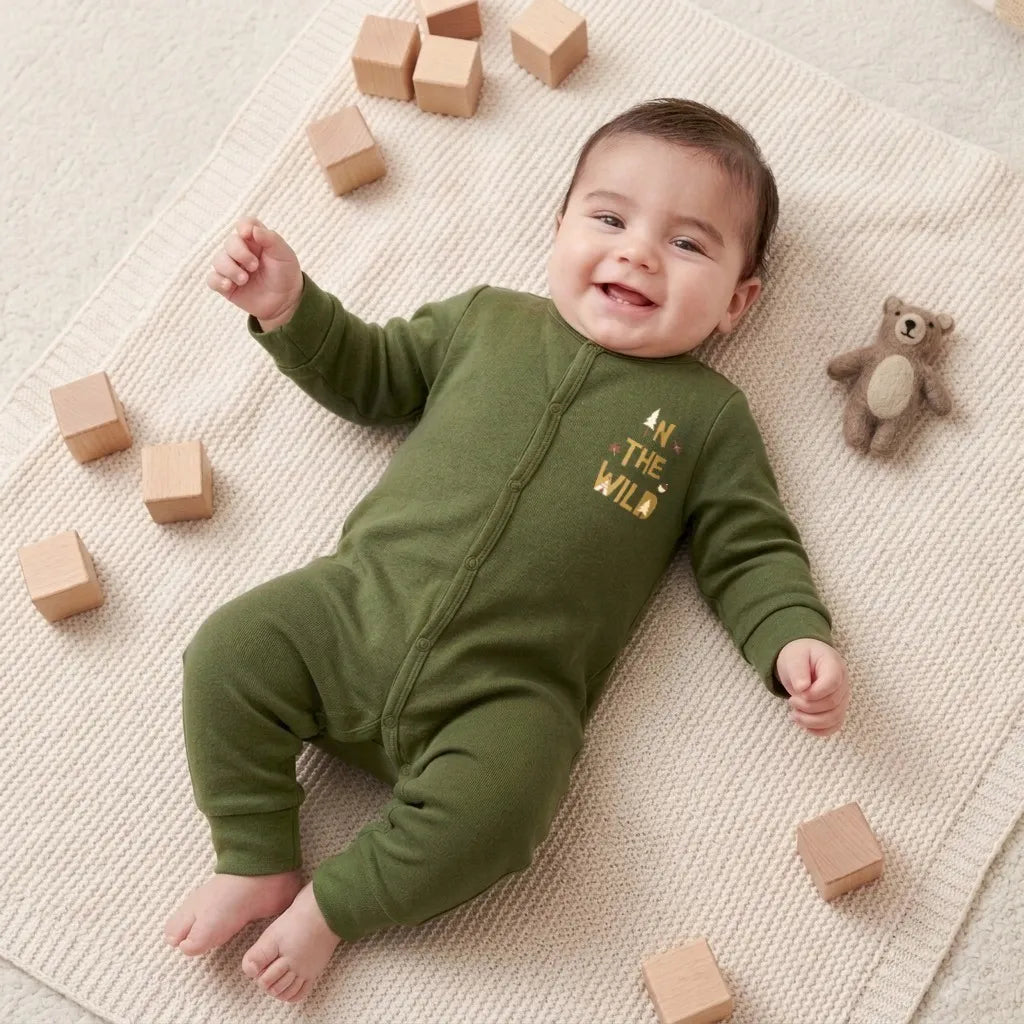 Baby Full Length Romper (In The Wild)