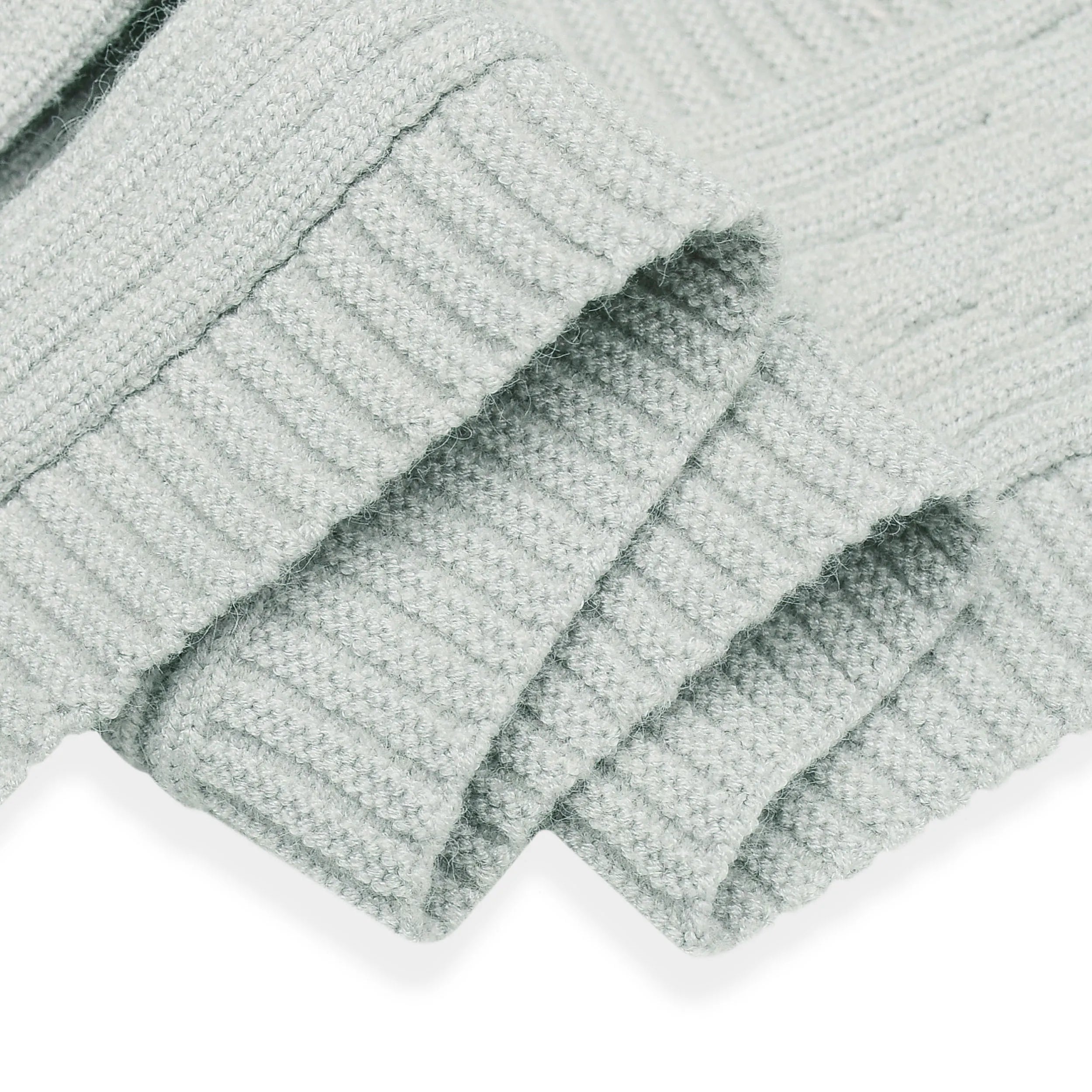 Baby Cap & Scarf Set (Grey - 001)
