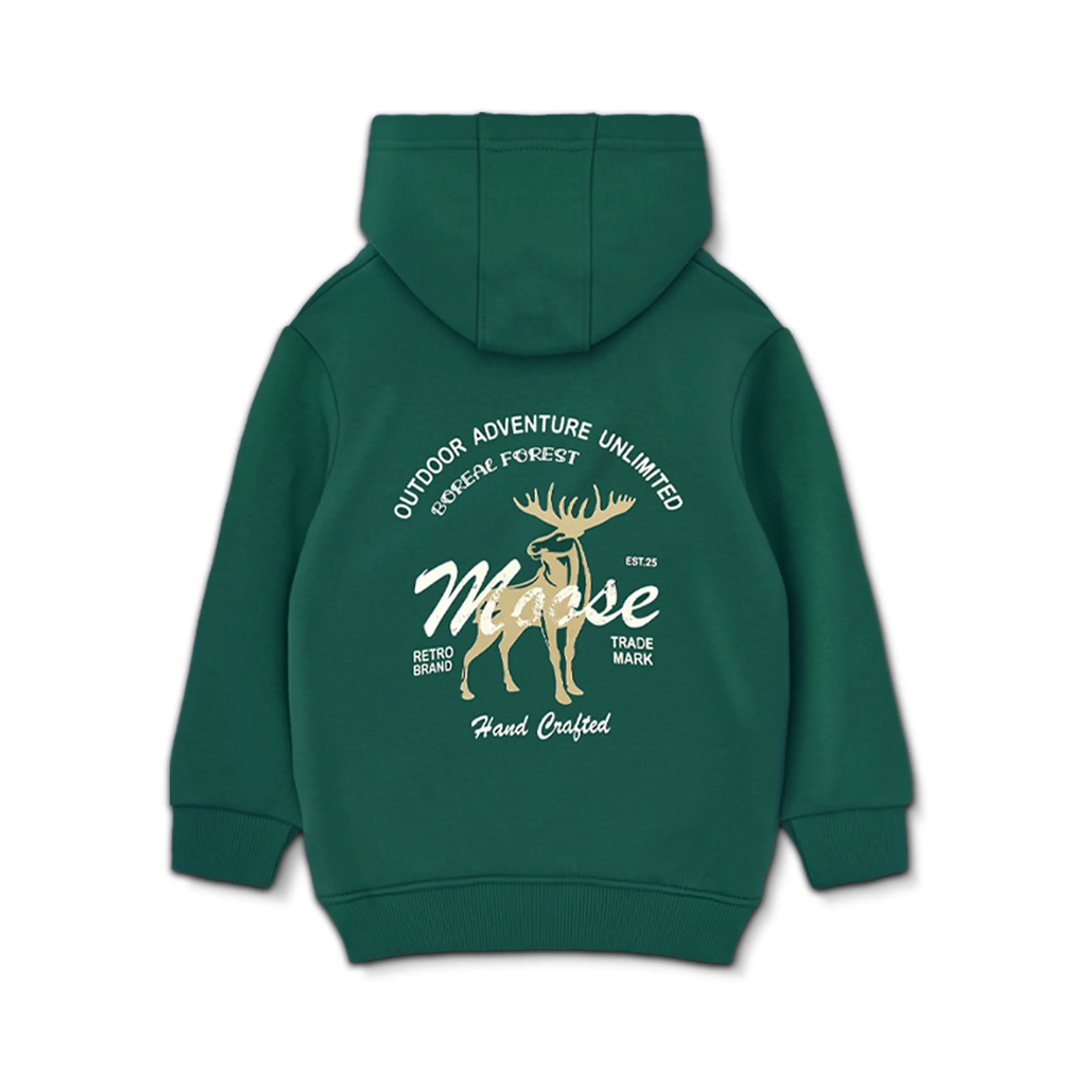 Kids Fleece Hoodie & Trousers Set (Moose - 002)