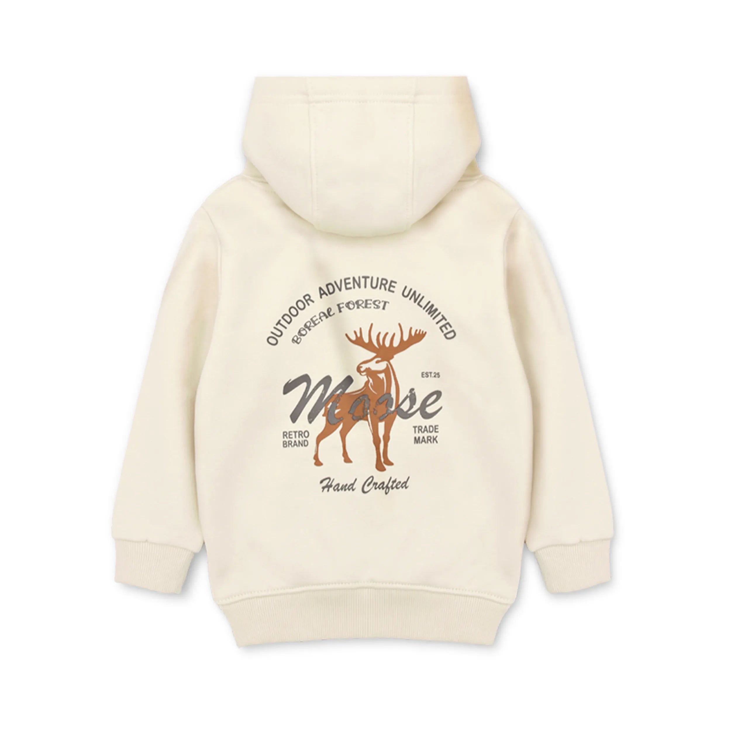 Kids Fleece Hoodie & Trousers Set (Moose - 001)