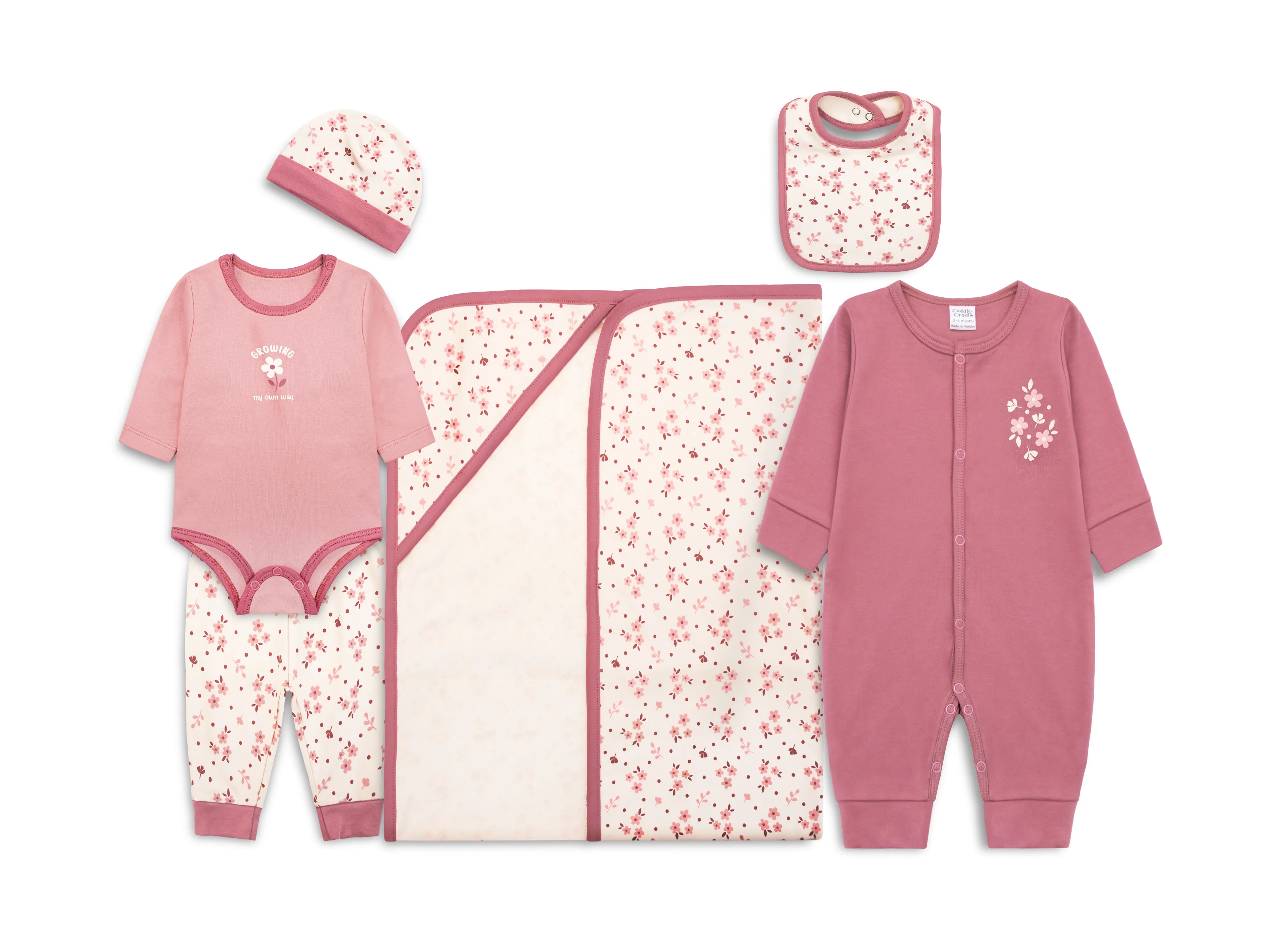 Newborn Set of 6 (Floral)