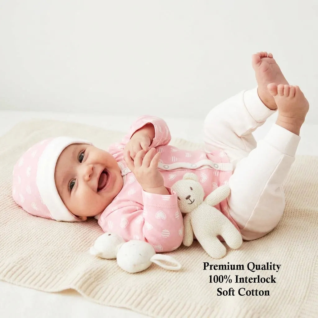 Baby Gift Set of 3 pcs (Hearts)