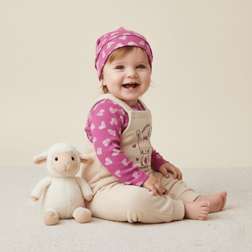 Baby Fleece Romper Set (Mommy's Cutie - 001)