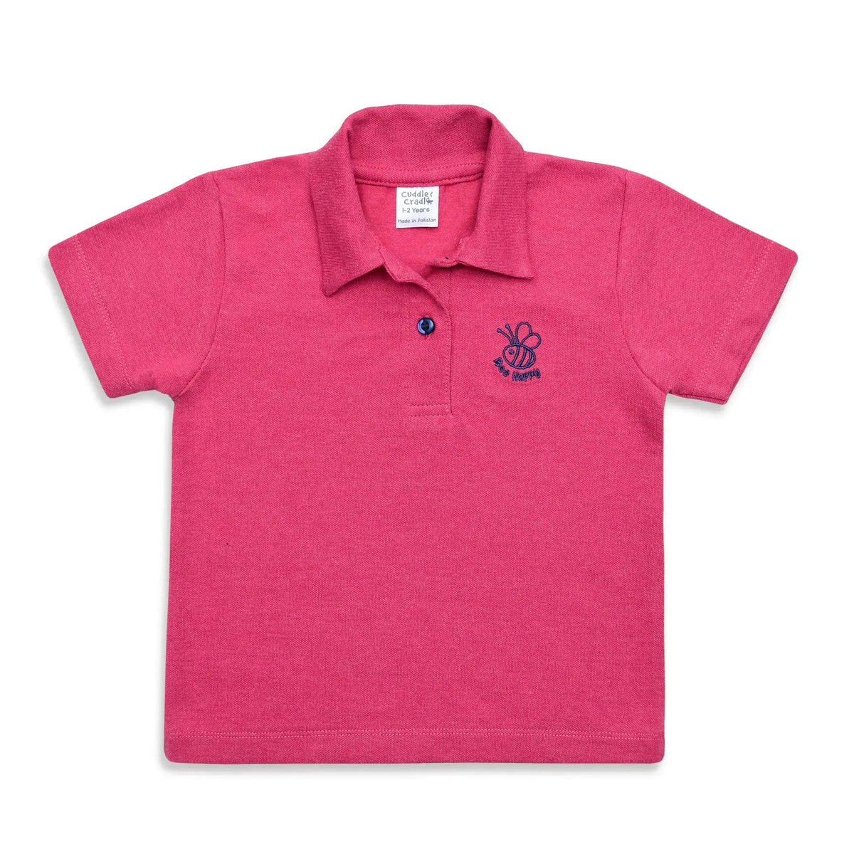 Girls Polo Shirts Bee Happy