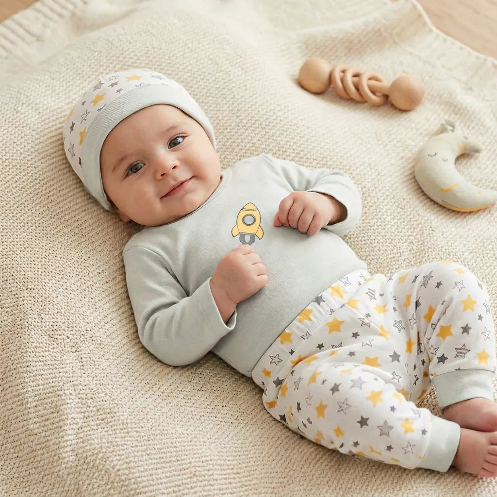 Baby Bodysuit & Trouser Set (Rocket - 001)