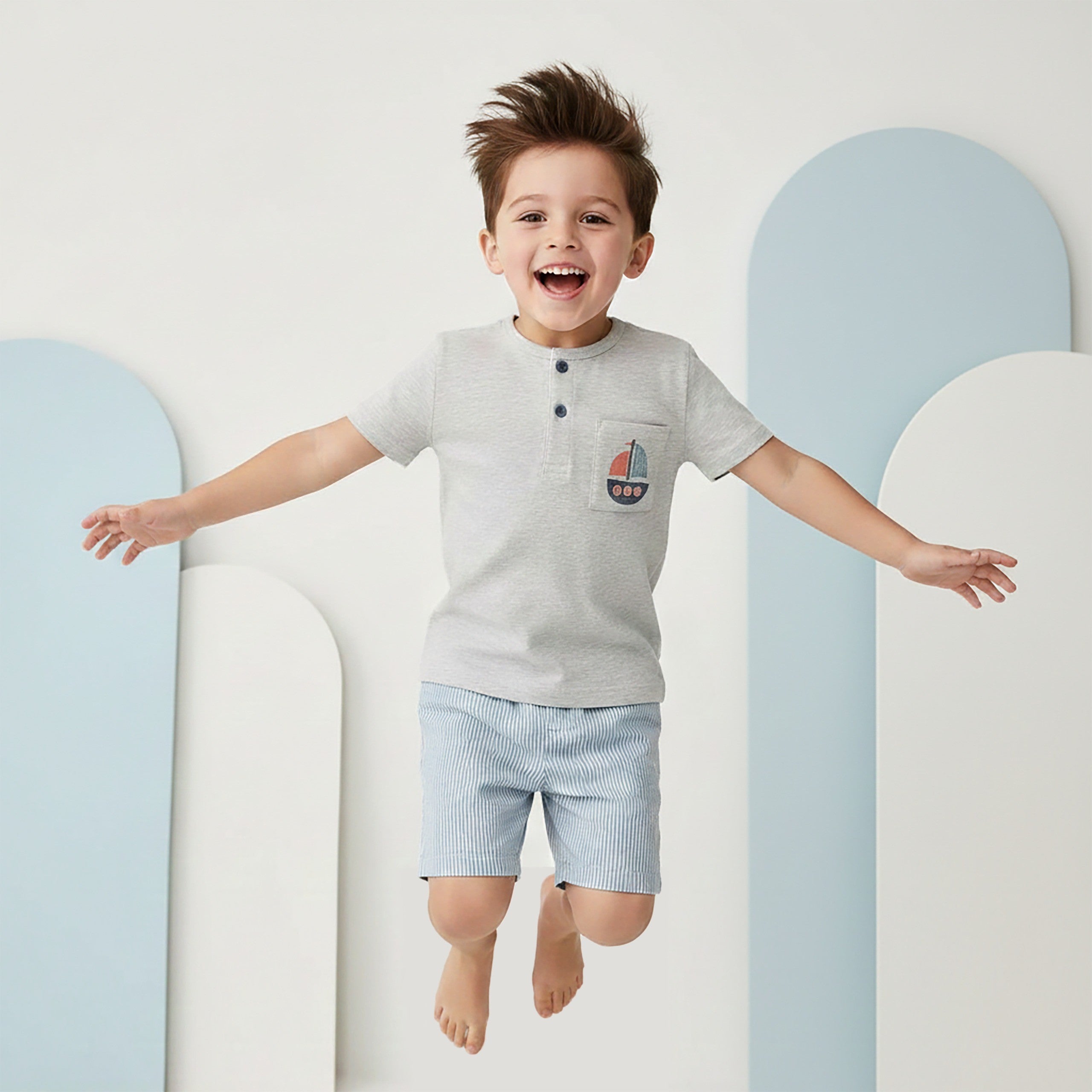 T-Shirt & Shorts Set (Boat)