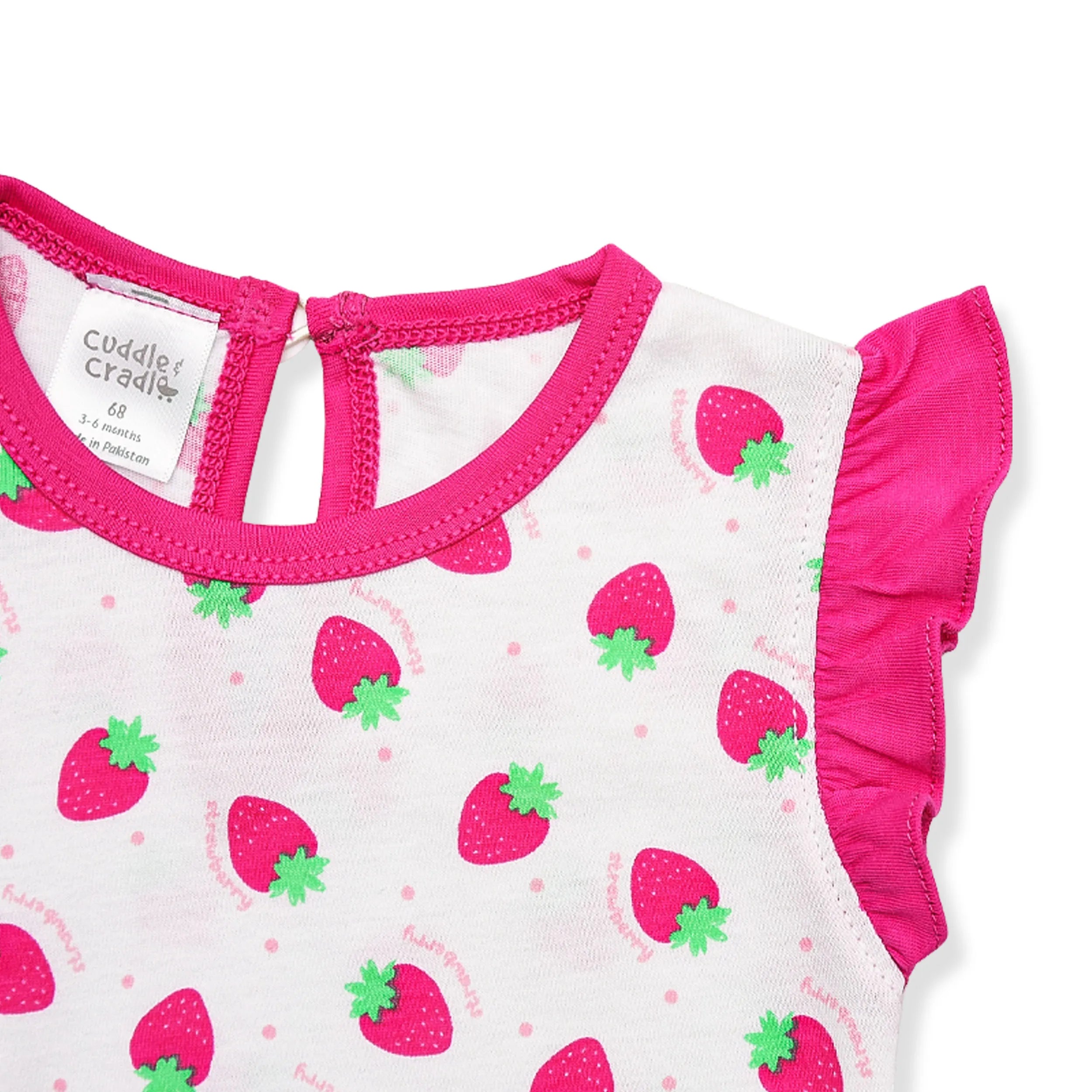 Girls Romper (Strawberries)