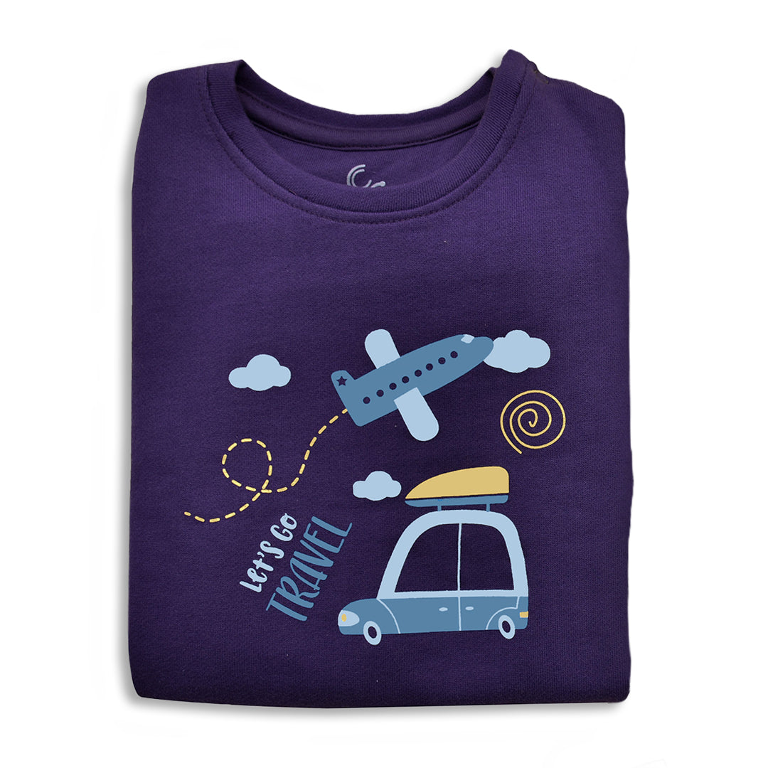 Crew Neck Sweatshirt (Let's Go Travel)