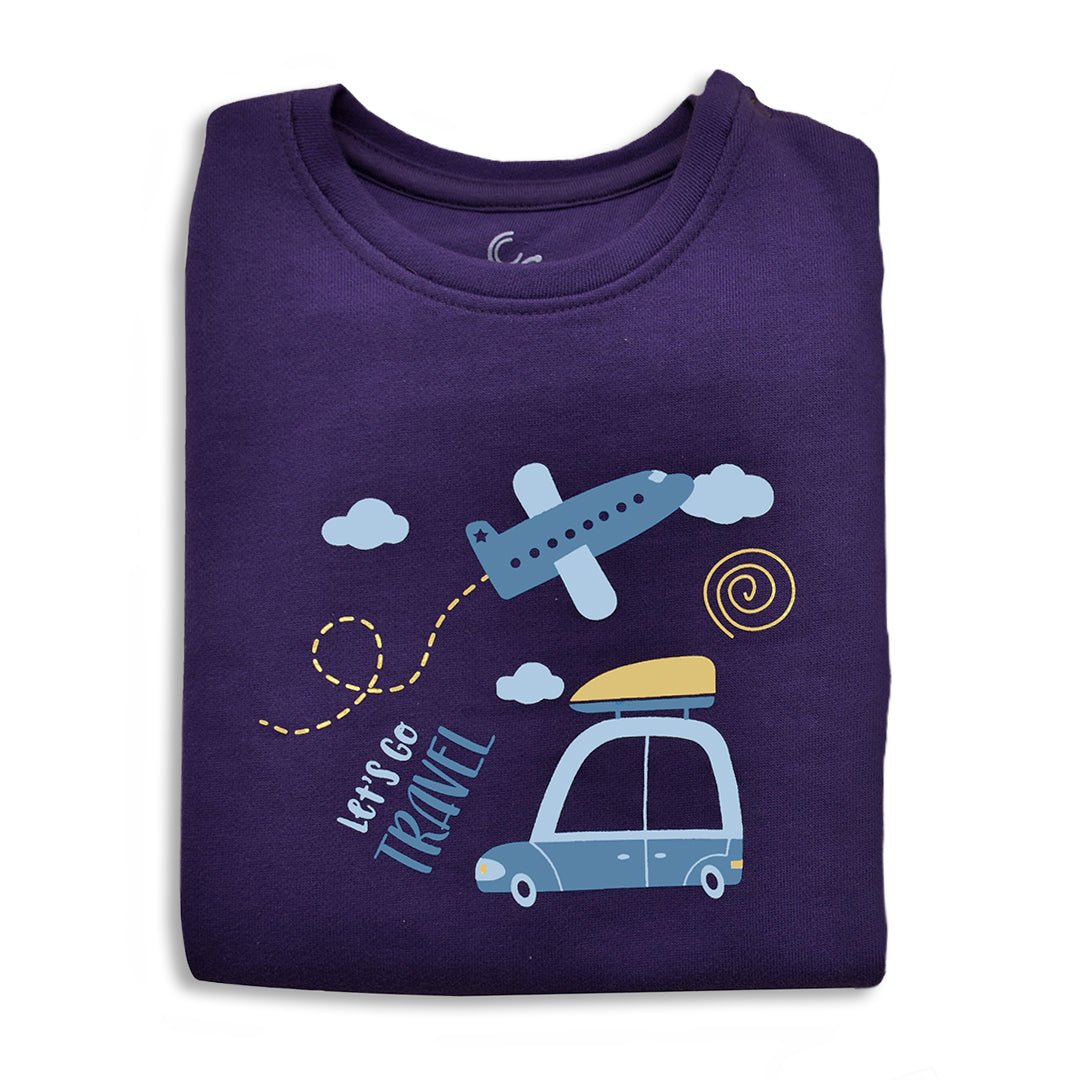 Crew Neck Sweatshirt (Let's Go Travel)