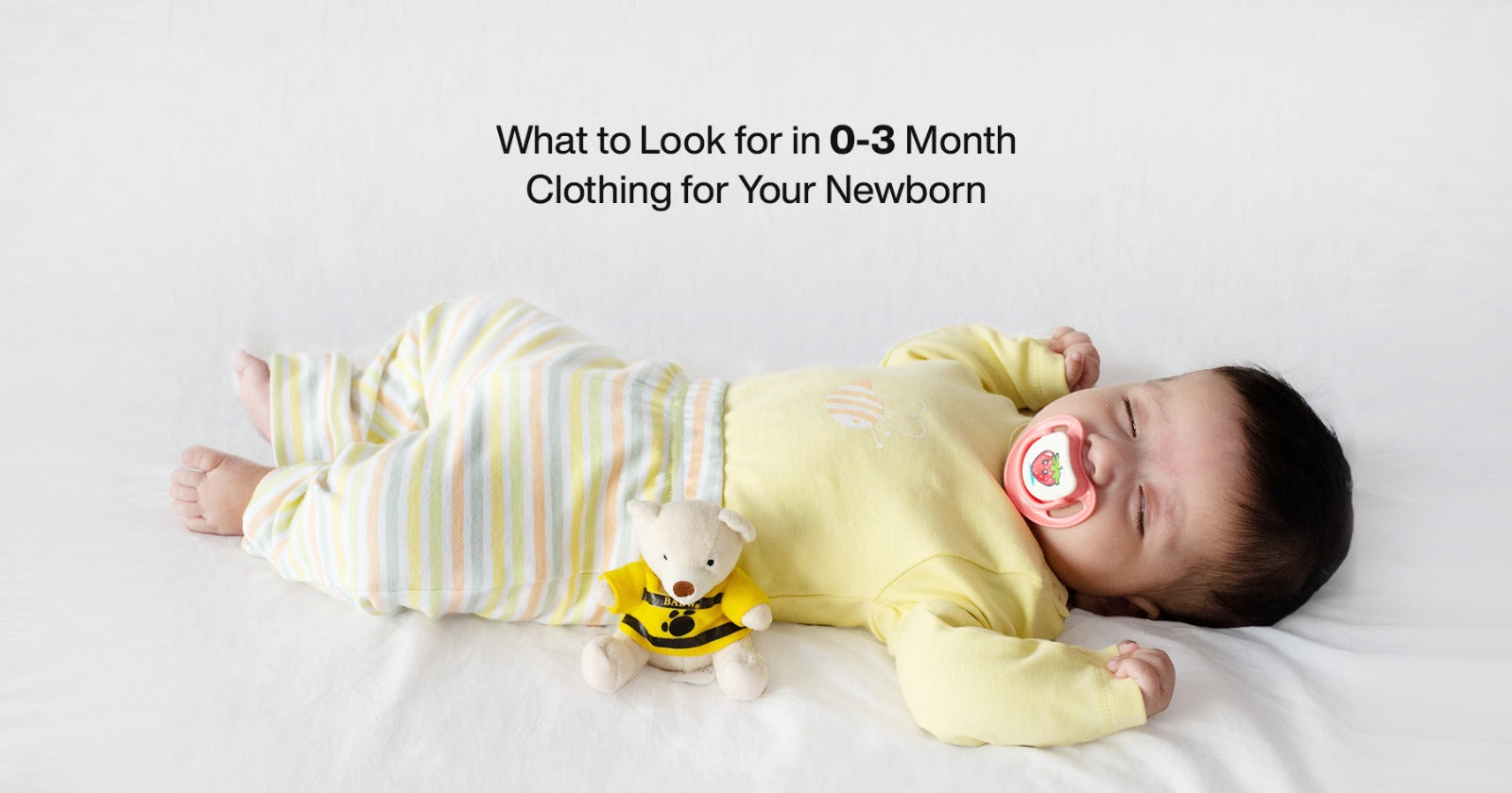What to Look for in 0-3 Month Clothing for Your Newborn