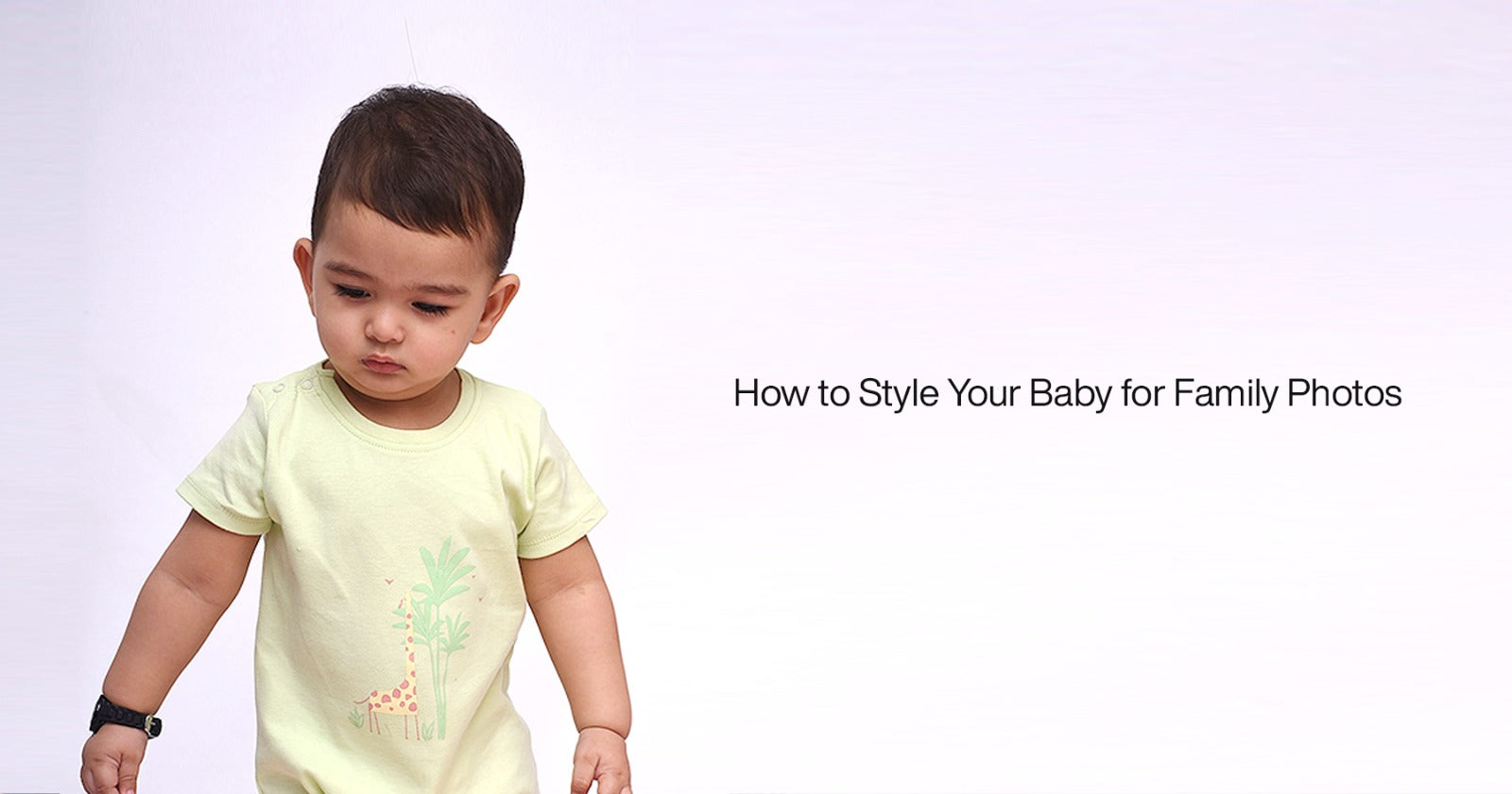 How to Style Your Baby for Family Photos
