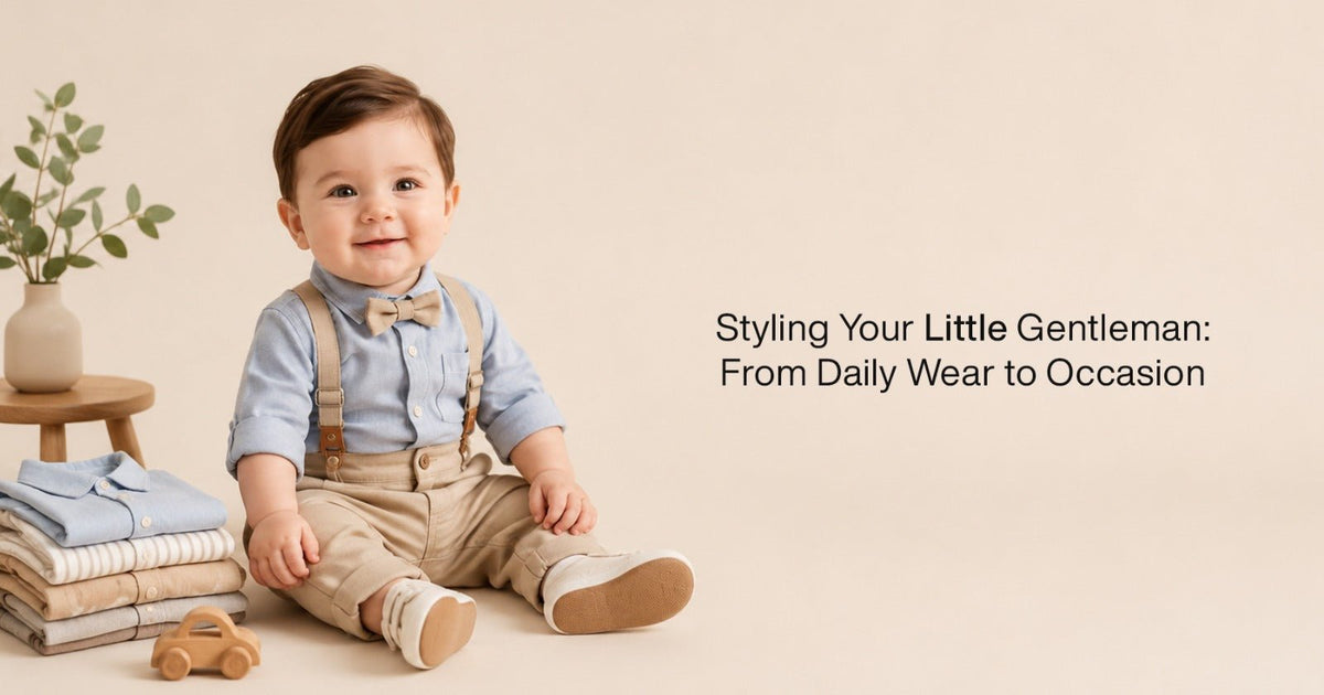 Styling Your Little Gentleman: From Daily Wear to Occasion