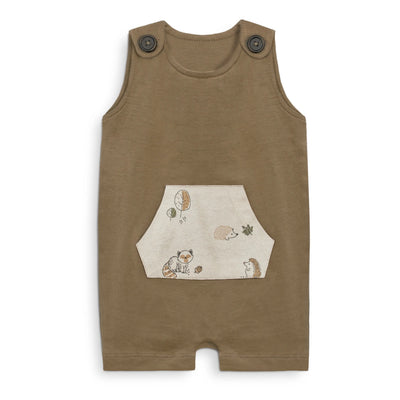 Half-length Romper (Brown)