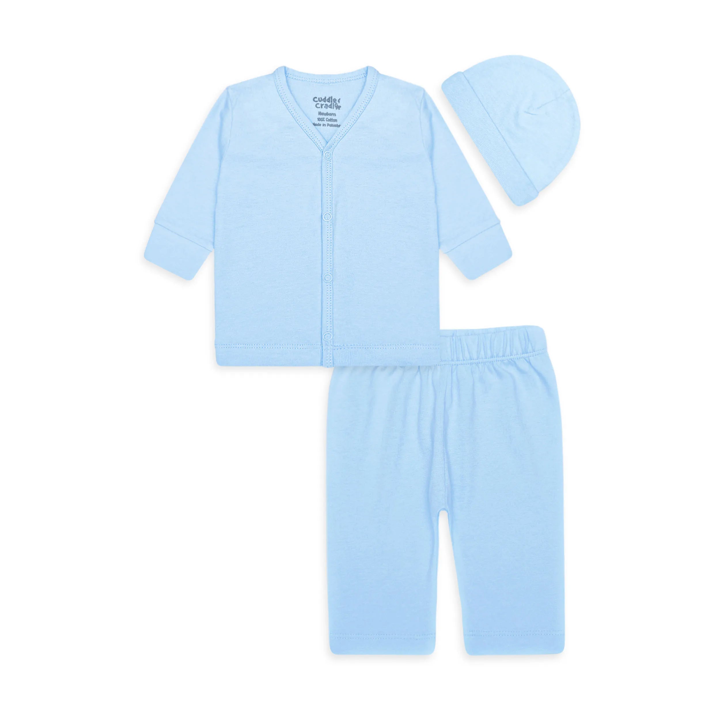 Newborn Set of 3 (Sky Blue)