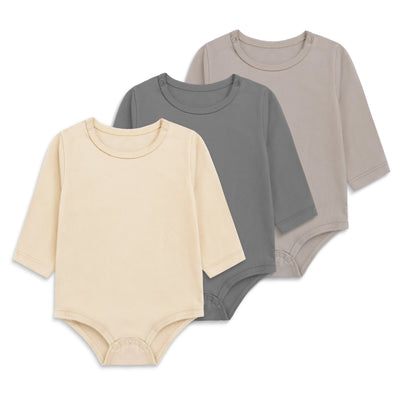 Set of 3 Bodysuits - Plain