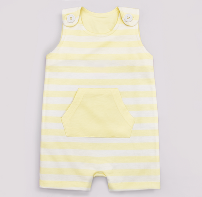 Half-length Romper (Yellow Striper)