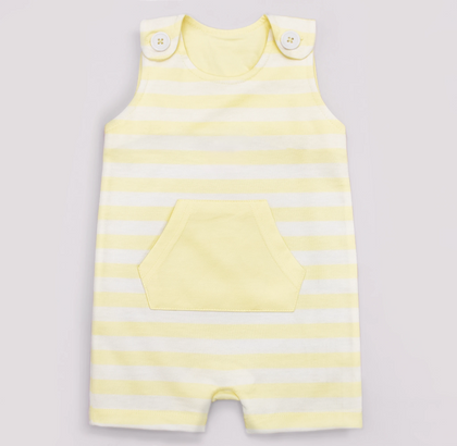 Half-length Romper (Yellow Striper)