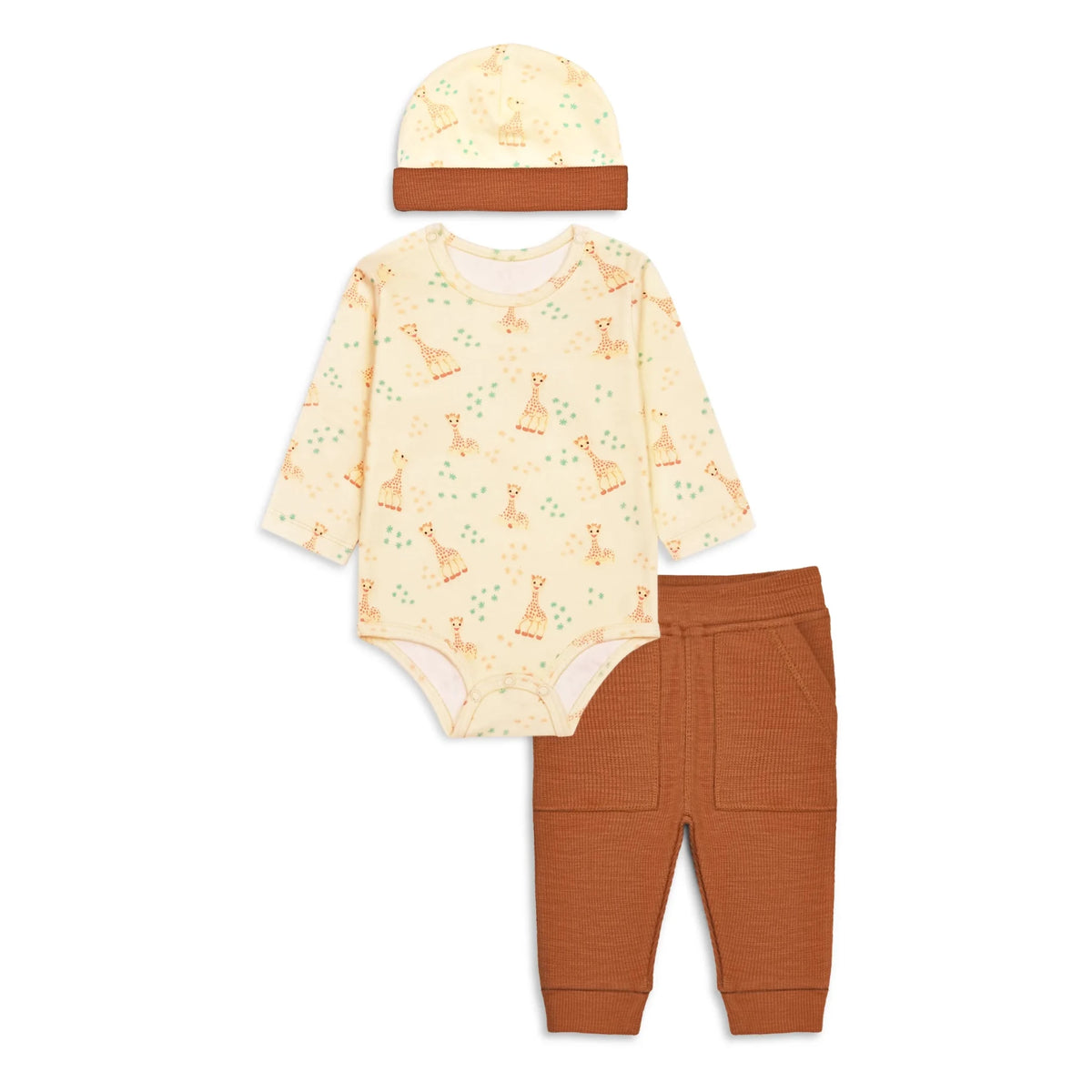 Baby Bodysuit & Trouser Set (Giraffe)